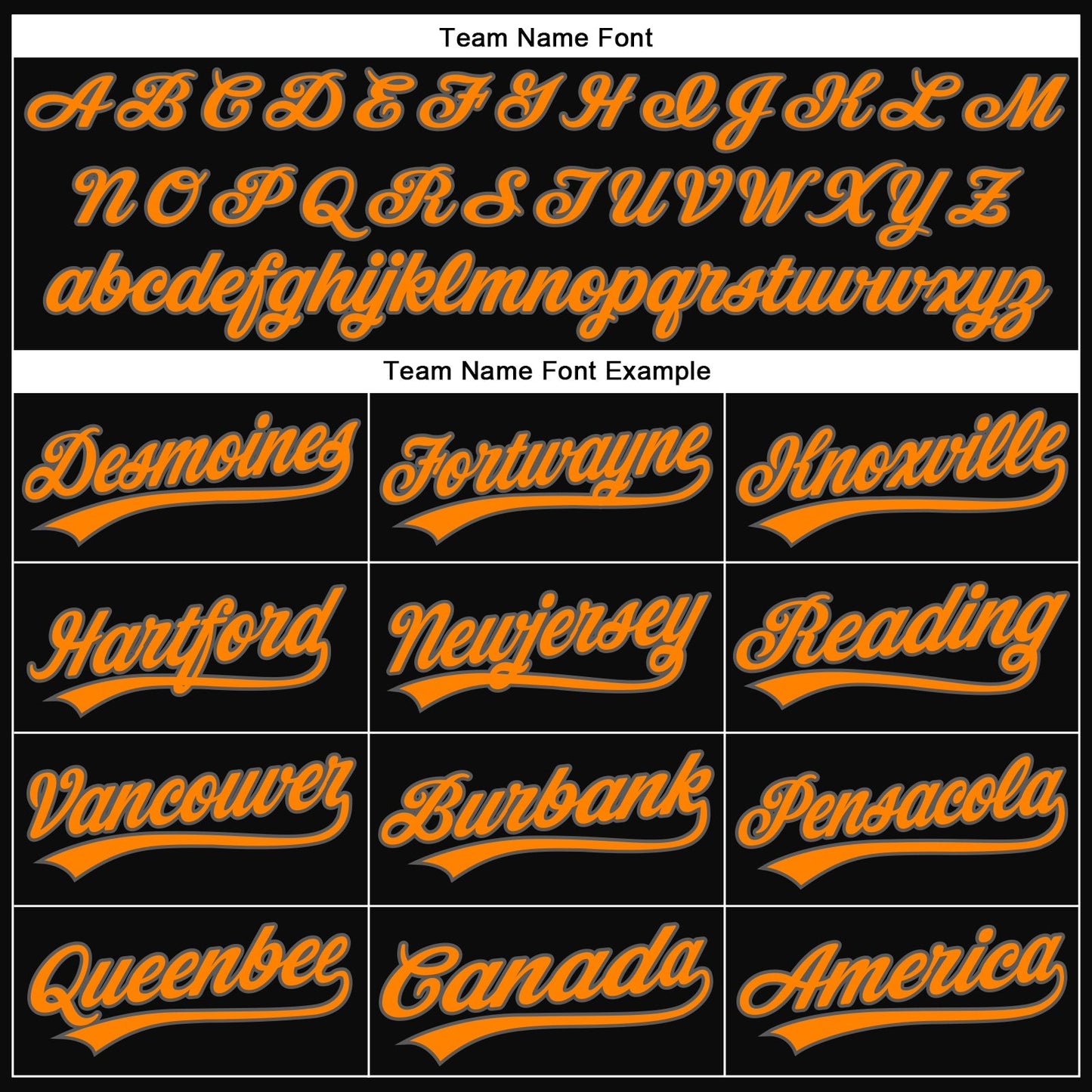 Custom Black Bay Orange-Steel Gray 3D Halloween Authentic Baseball Jersey baseball jersey product view 4