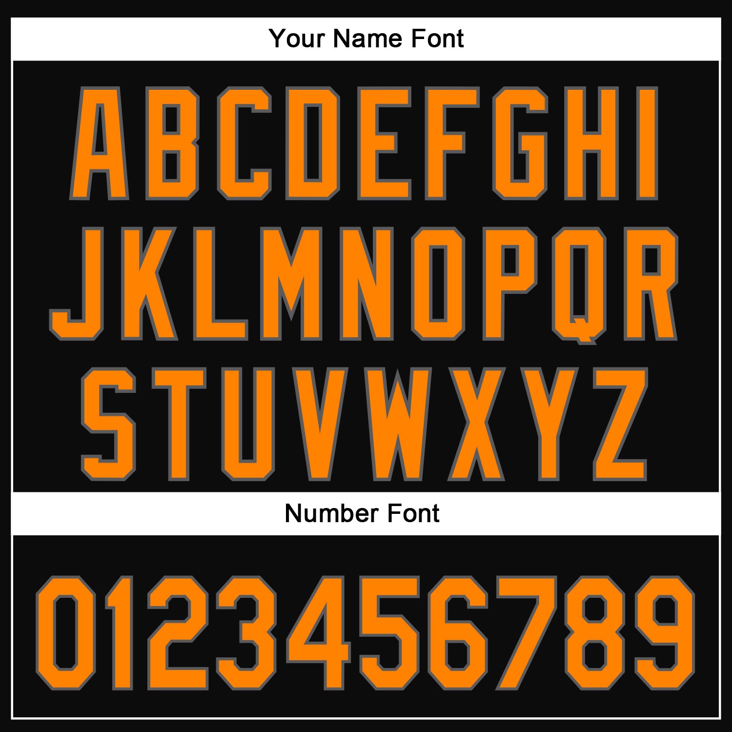Custom Black Bay Orange-Steel Gray 3D Halloween Authentic Baseball Jersey baseball jersey product view 5