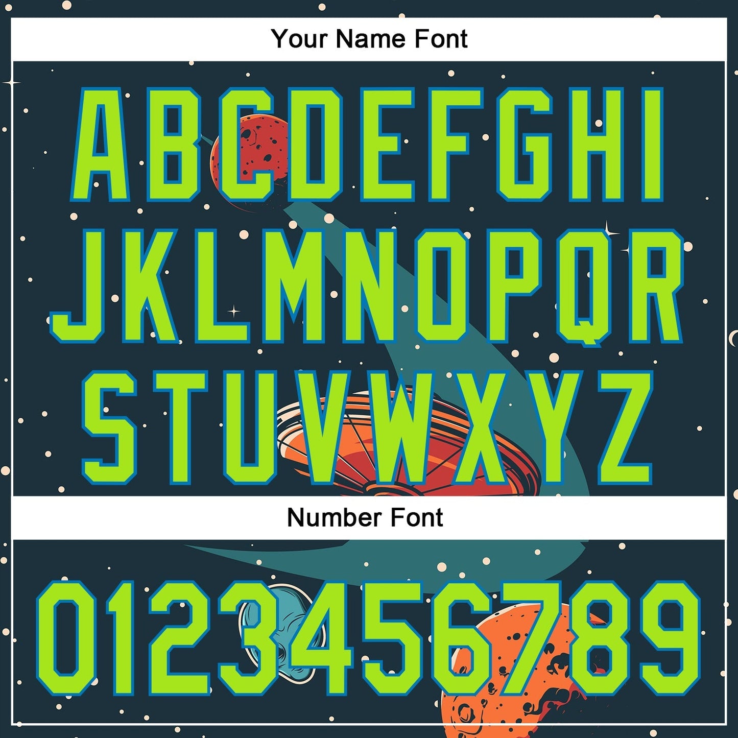 Custom Navy Neon Green-Blue 3D Halloween Authentic Baseball Jersey baseball jersey product view 5