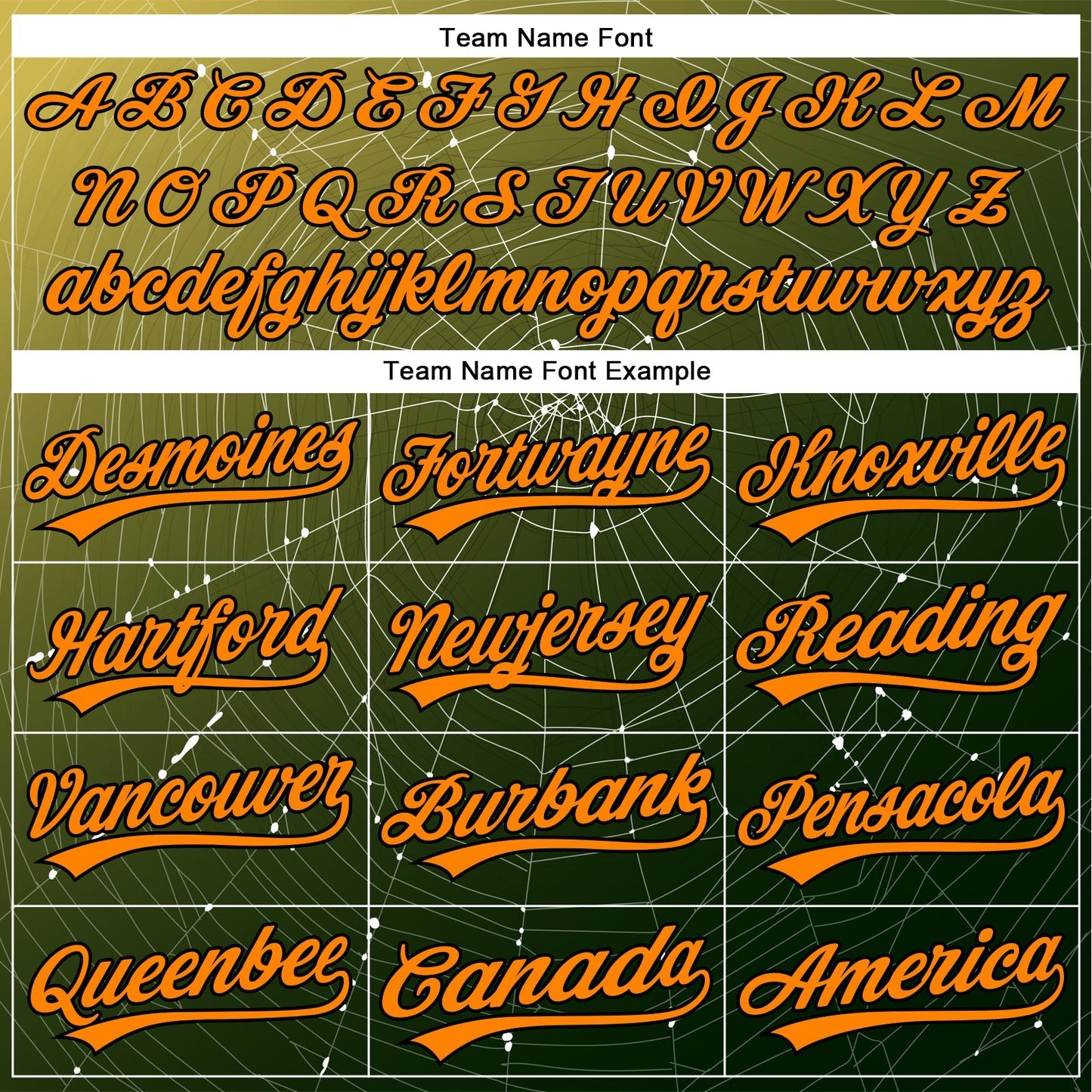 Custom Black Bay Orange 3D Halloween Authentic Baseball Jersey baseball jersey product view 4