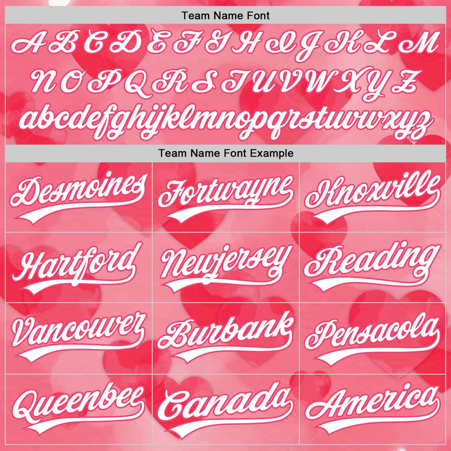 Custom Neon Pink White 3D Love Heart Valentine's Day Authentic Baseball Jersey baseball jersey product view 4