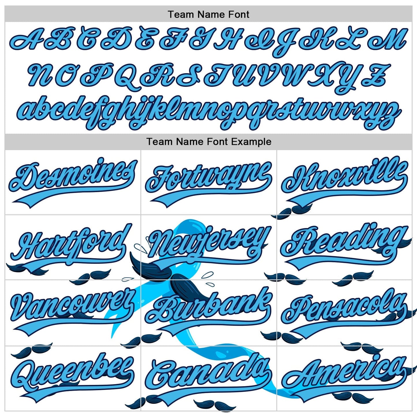 Custom White Sky Blue-Navy 3D Prostate Cancer Ribbon Authentic Baseball Jersey baseball jersey product view 4