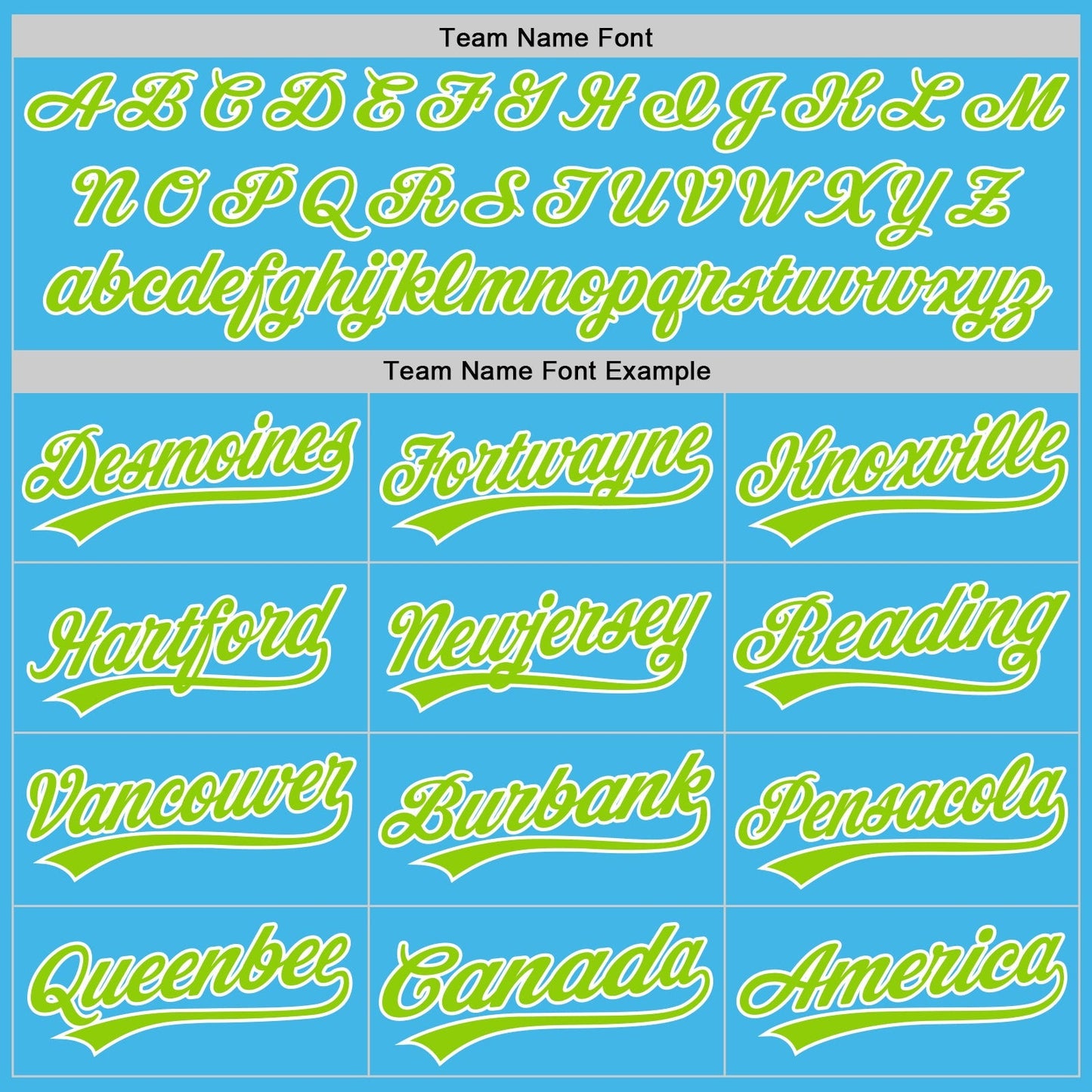 Custom Sky Blue Neon Green-White 3D Funny Christmas Authentic Baseball Jersey baseball jersey product view 4