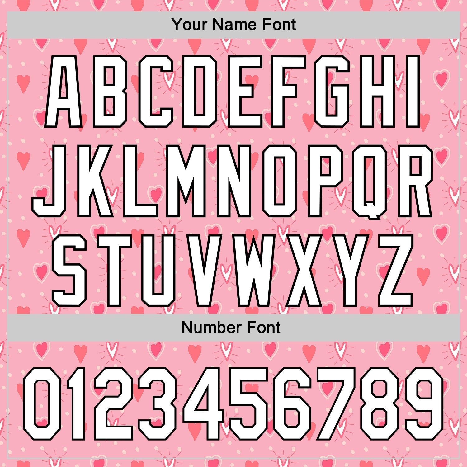 Custom Light Pink White-Black 3D Love Heart Valentine's Day Authentic Baseball Jersey baseball jersey product view 5