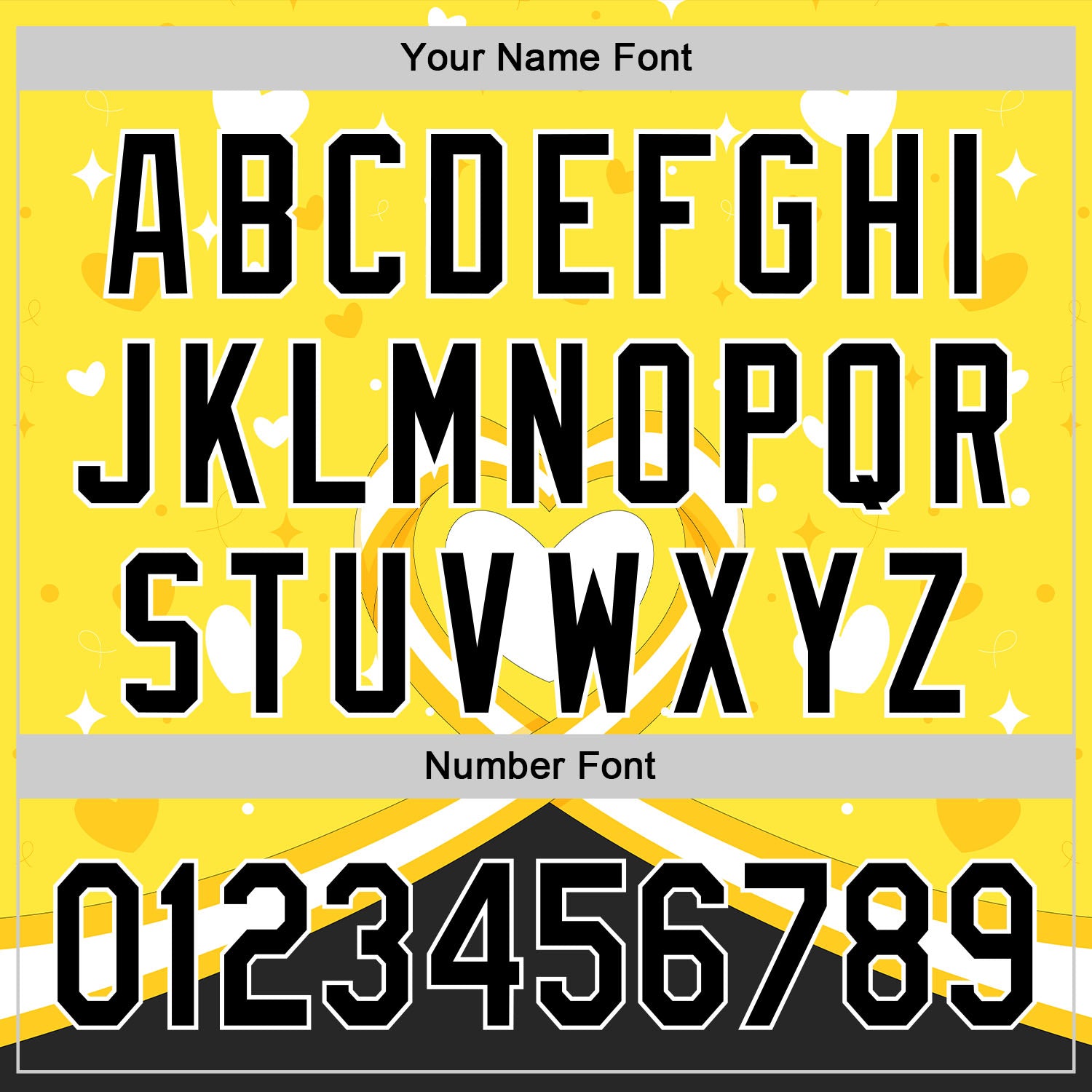 Custom Yellow Black-White 3D Bone Cancer Ribbon Authentic Baseball Jersey baseball jersey product view 5