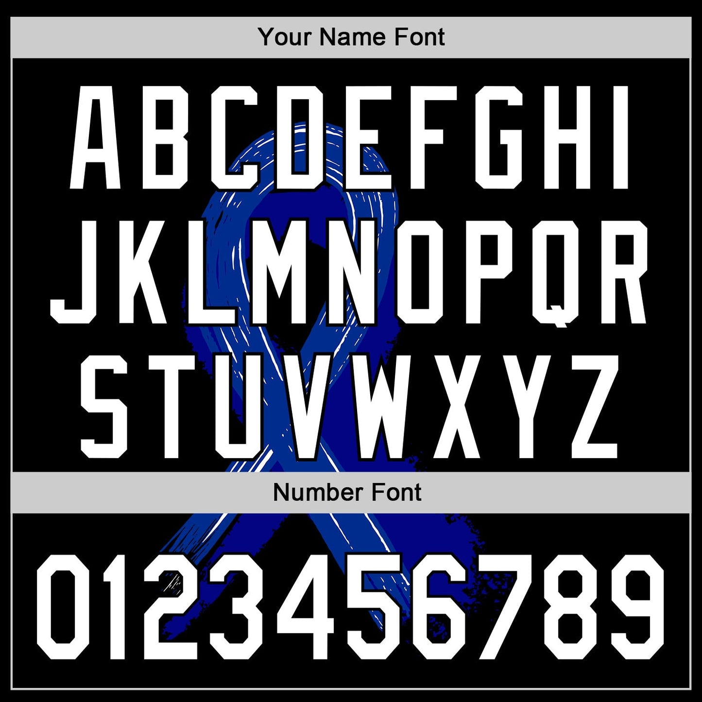 Custom Black White-Royal 3D Colorectal Cancer Ribbon Authentic Baseball Jersey baseball jersey product view 5