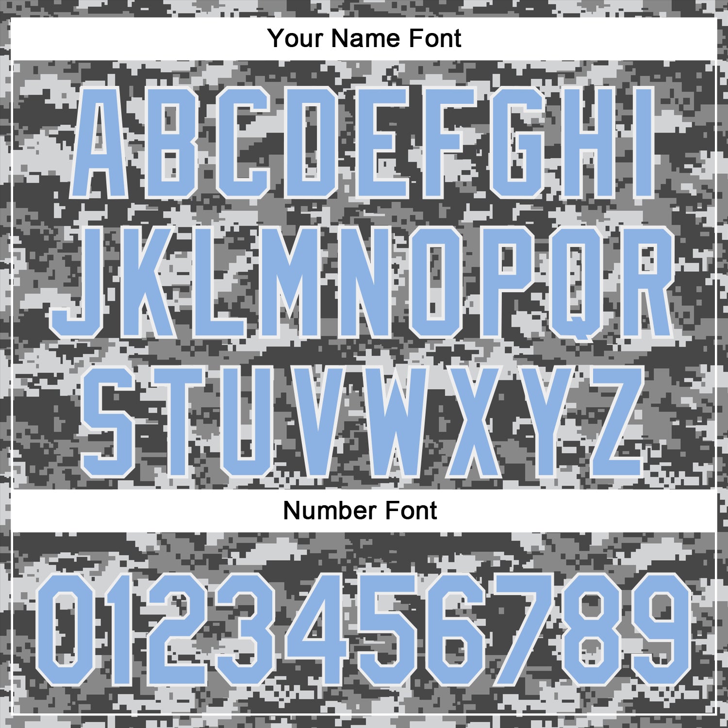 Custom Camo Light Blue-White 3D Authentic Salute To Service Baseball Jersey baseball jersey product view 5