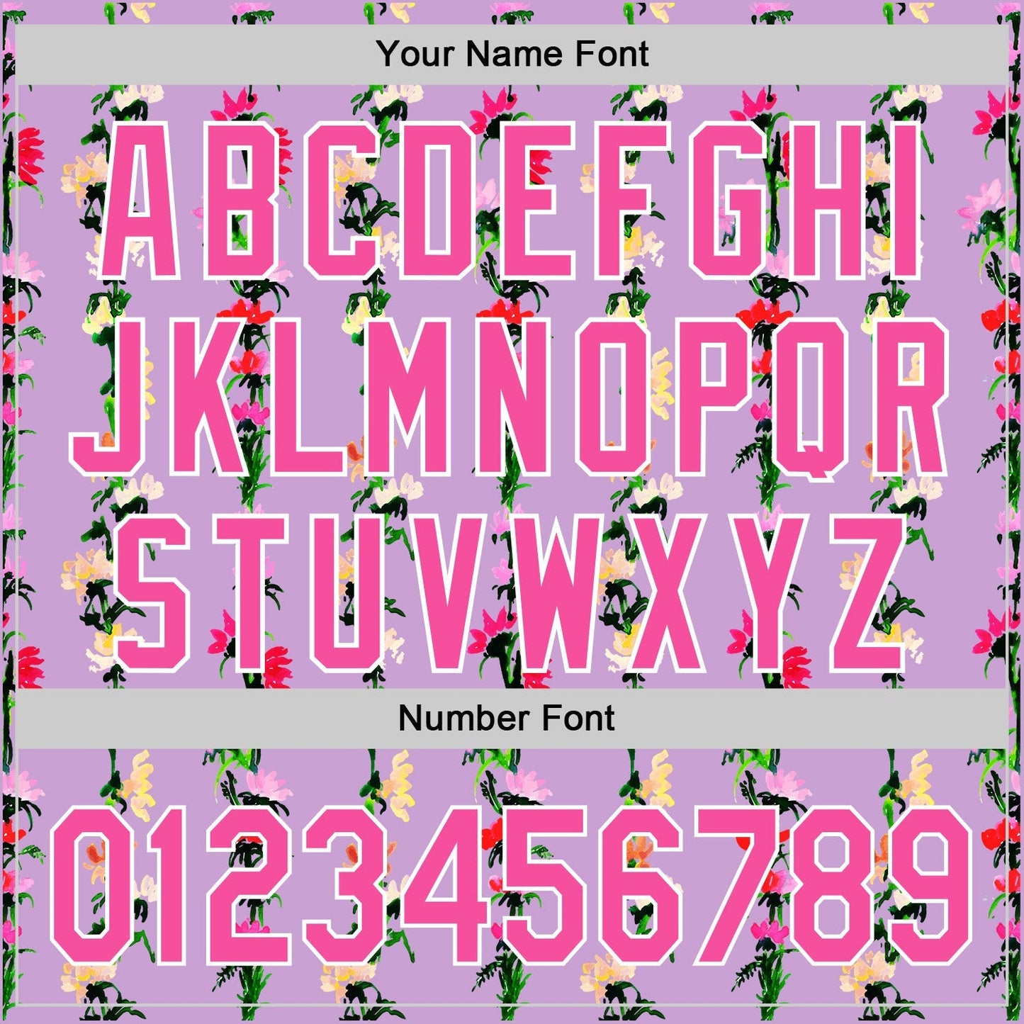 Custom Light Purple Pink-White 3D Tropical Hawaii Flower Authentic Baseball Jersey baseball jersey product view 5