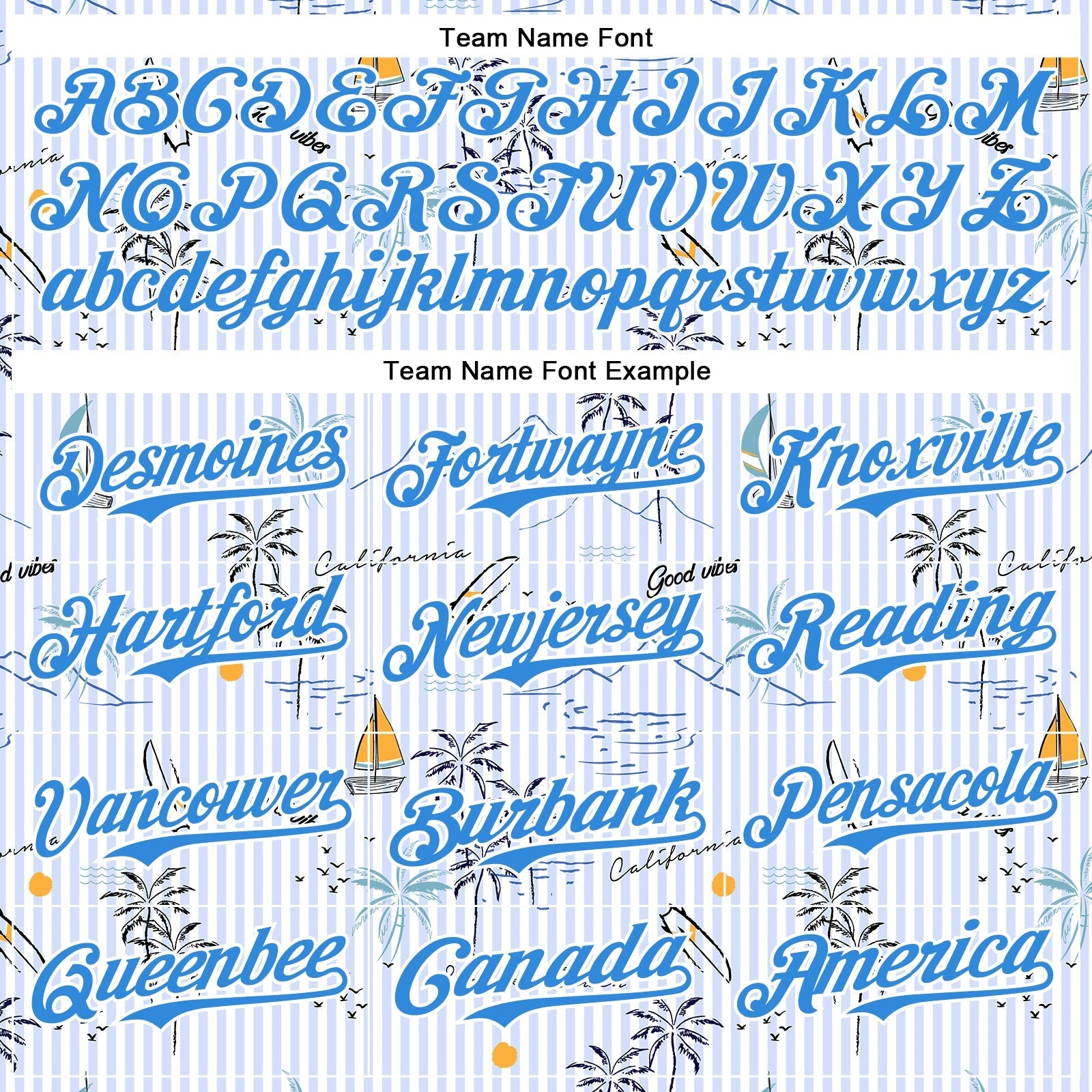 Custom White Electric Blue 3D Hawaii Beach Tropical Palm Tree Authentic Baseball Jersey baseball jersey product view 4