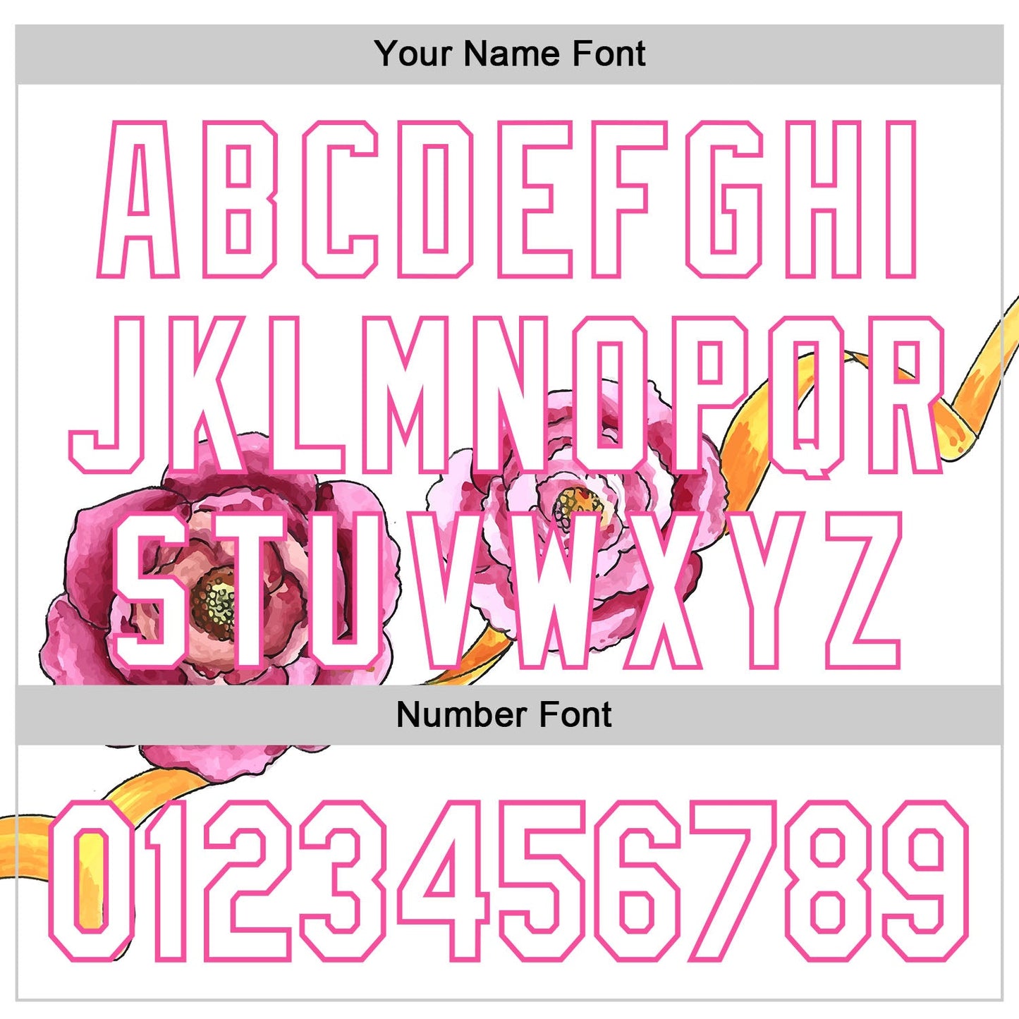 Custom White Pink 3D Pattern Design Mother's Day Flower Authentic Baseball Jersey baseball jersey product view 5