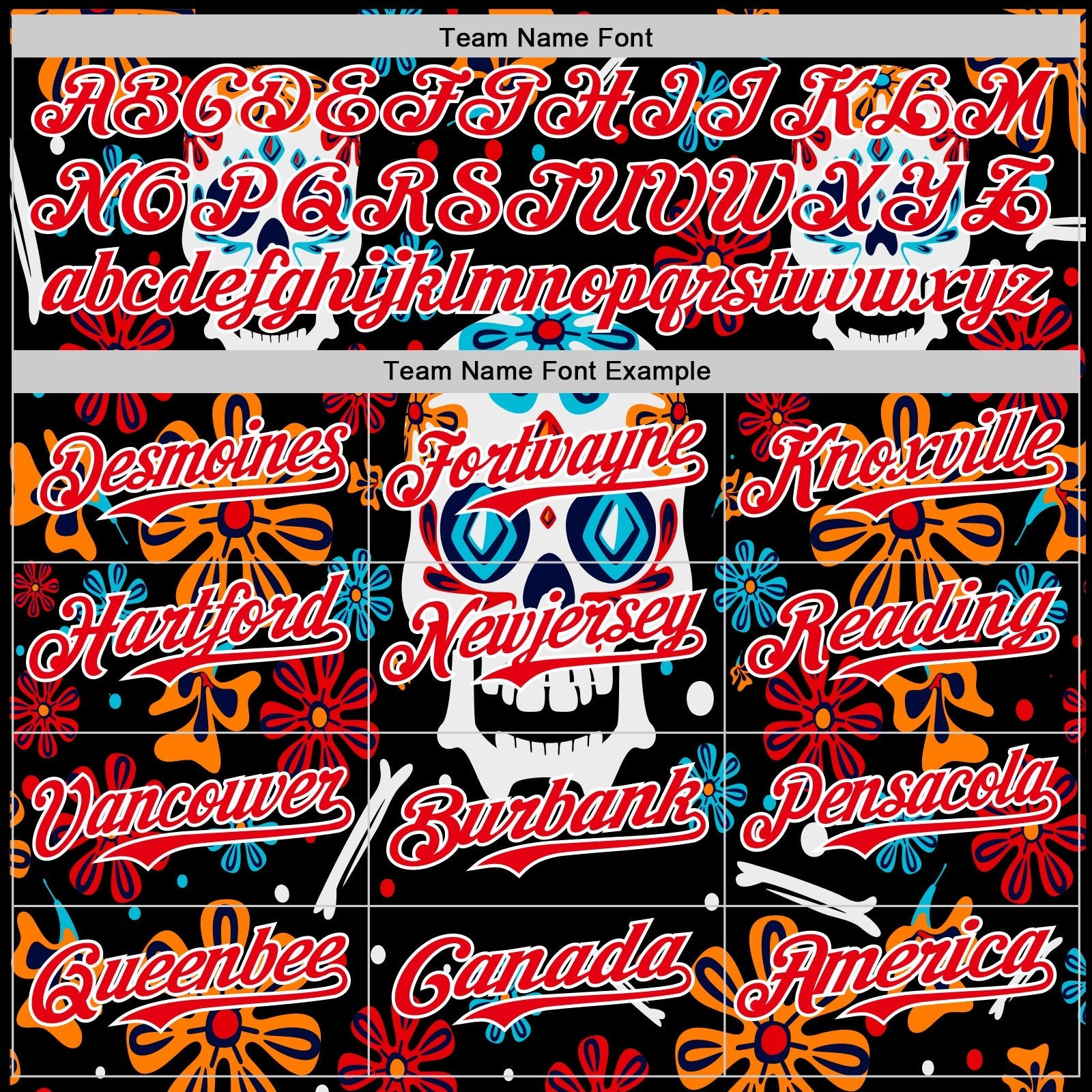 Custom Kelly Green Fire Red-White 3D Mexican Festival Flower And Skull Cinco de Mayo Authentic Baseball Jersey baseball jersey product view 4