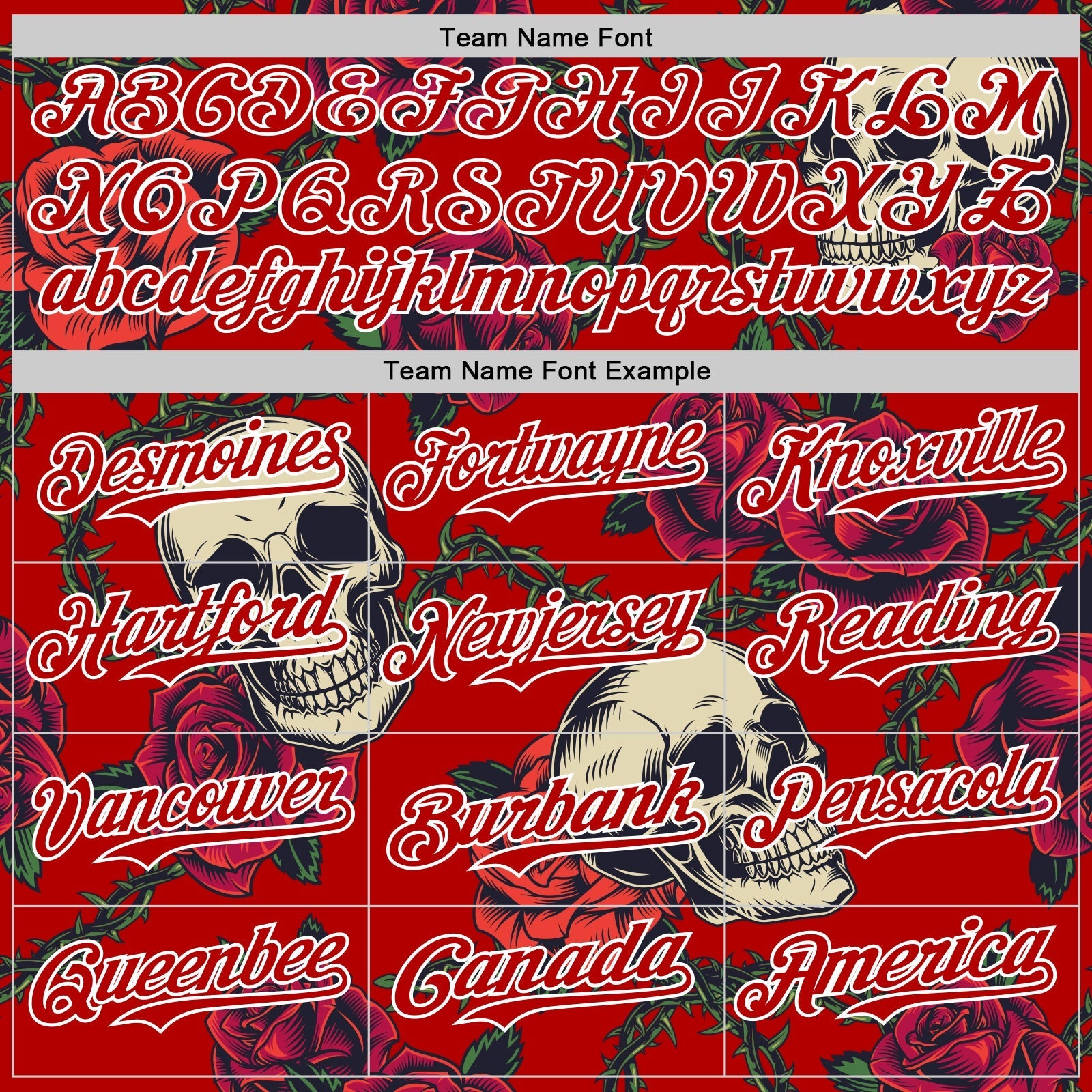 Custom Red White 3D Mexican Festival Skull And Flower Cinco de Mayo Authentic Baseball Jersey baseball jersey product view 4