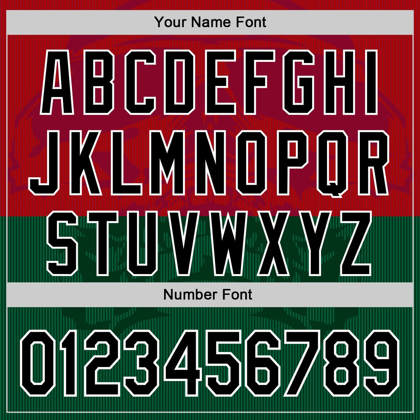 Custom Cardinal Black-Kelly Green 3D Mexico Authentic Baseball Jersey baseball jersey product view 5