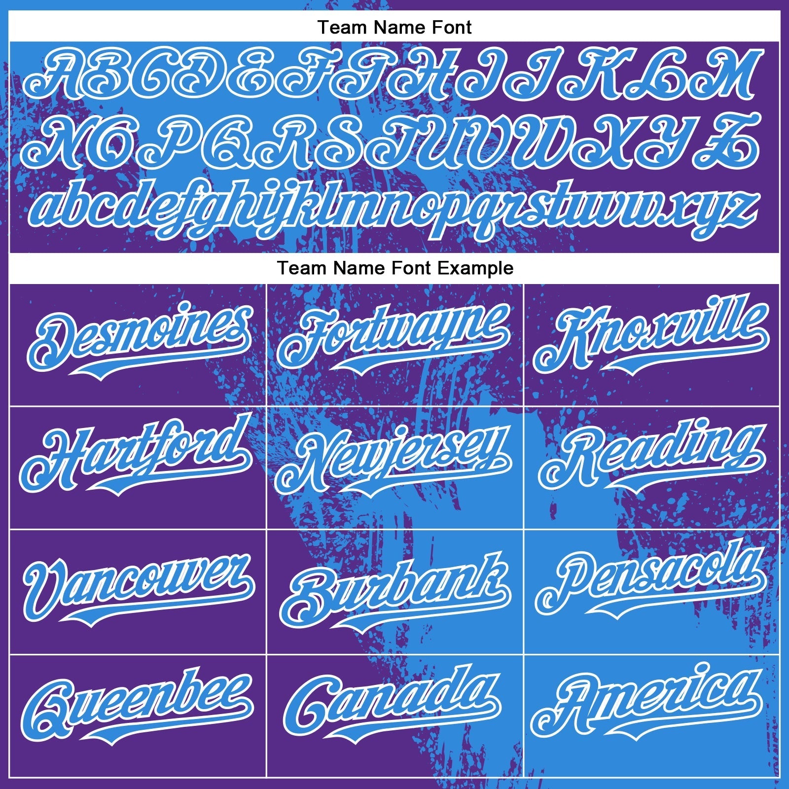 Custom Electric Blue Purple-White 3D Pattern Design Abstract Brush Stroke Authentic Baseball Jersey baseball jersey product view 4