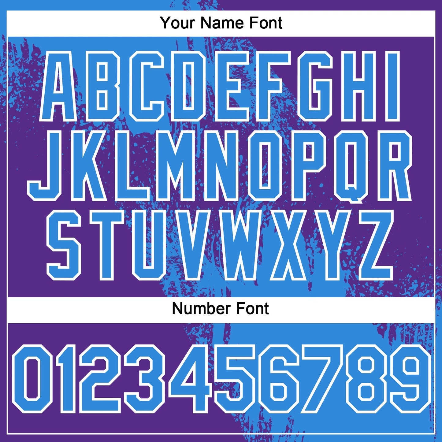 Custom Electric Blue Purple-White 3D Pattern Design Abstract Brush Stroke Authentic Baseball Jersey baseball jersey product view 5