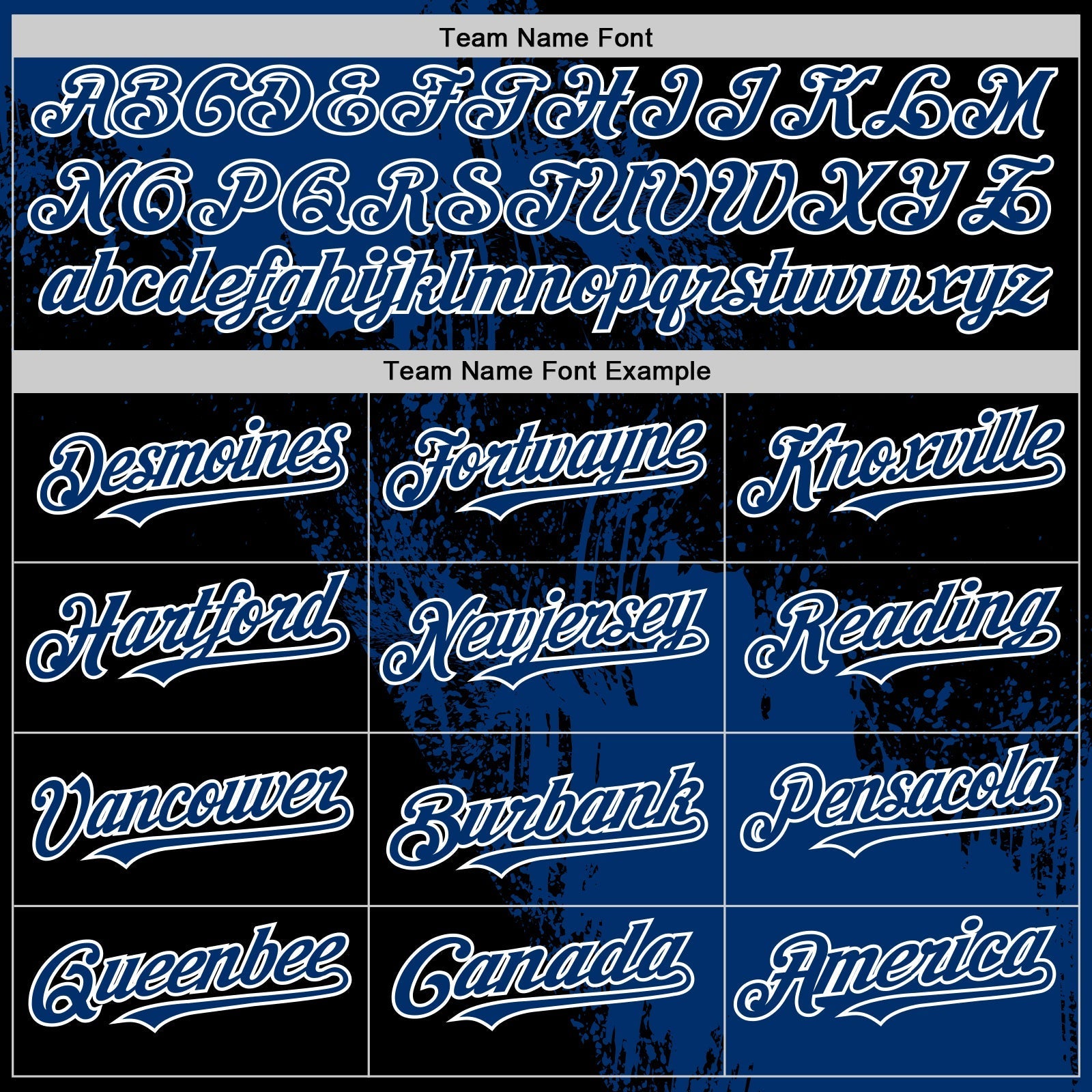 Custom US Navy Blue Black-White 3D Pattern Design Abstract Brush Stroke Authentic Baseball Jersey baseball jersey product view 4