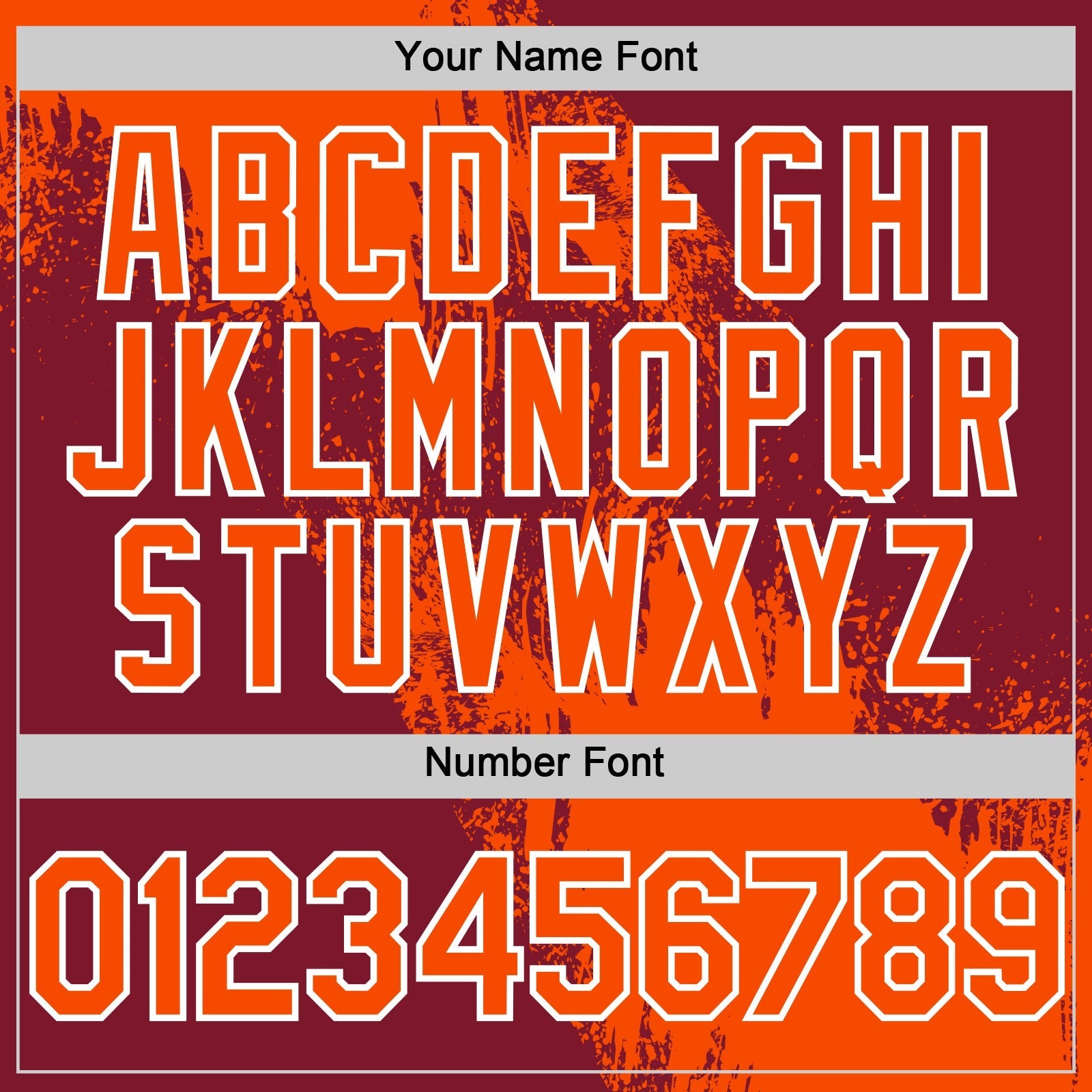 Custom Orange Crimson-White 3D Pattern Design Abstract Brush Stroke Authentic Baseball Jersey baseball jersey product view 5