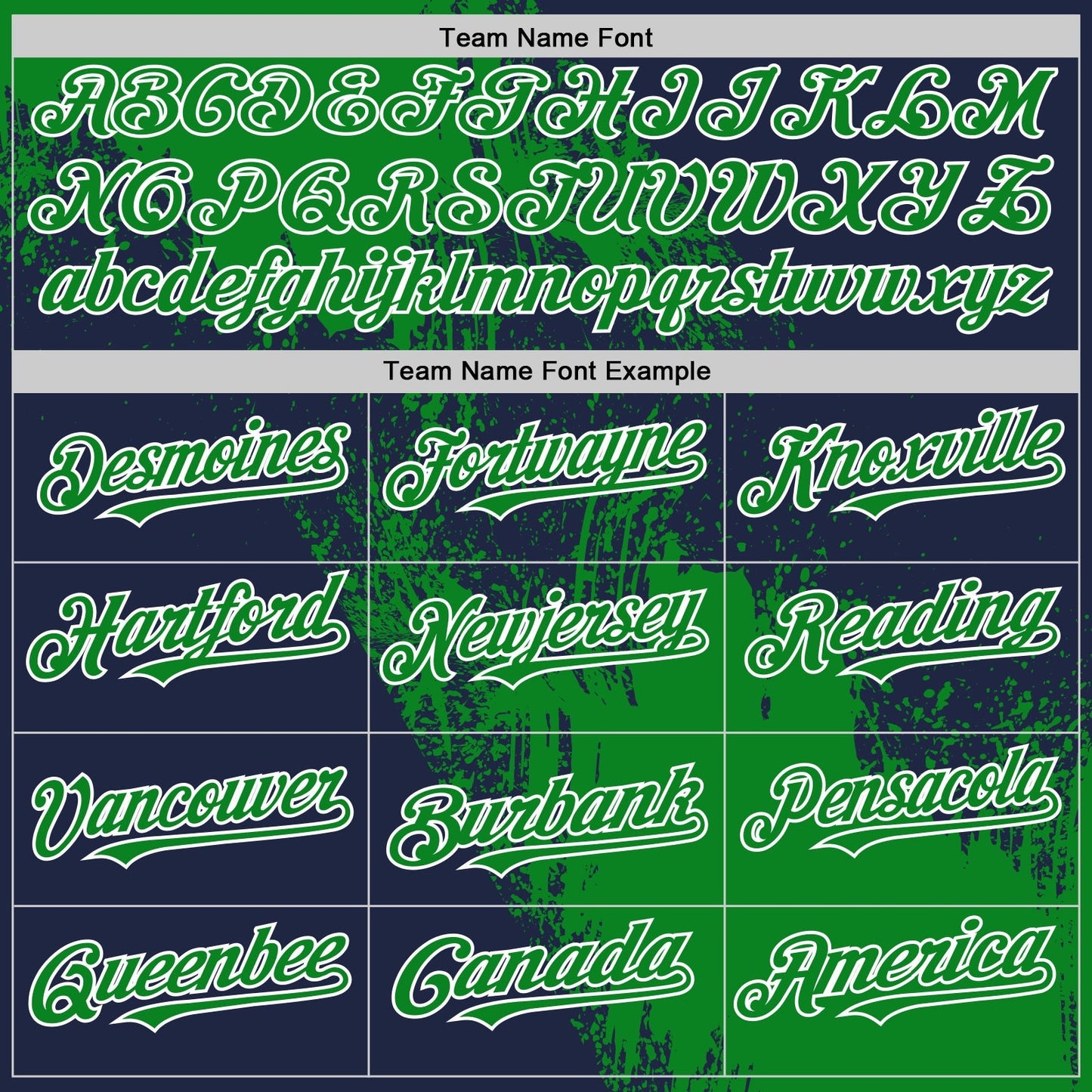 Custom Grass Green Navy-White 3D Pattern Design Abstract Brush Stroke Authentic Baseball Jersey baseball jersey product view 4