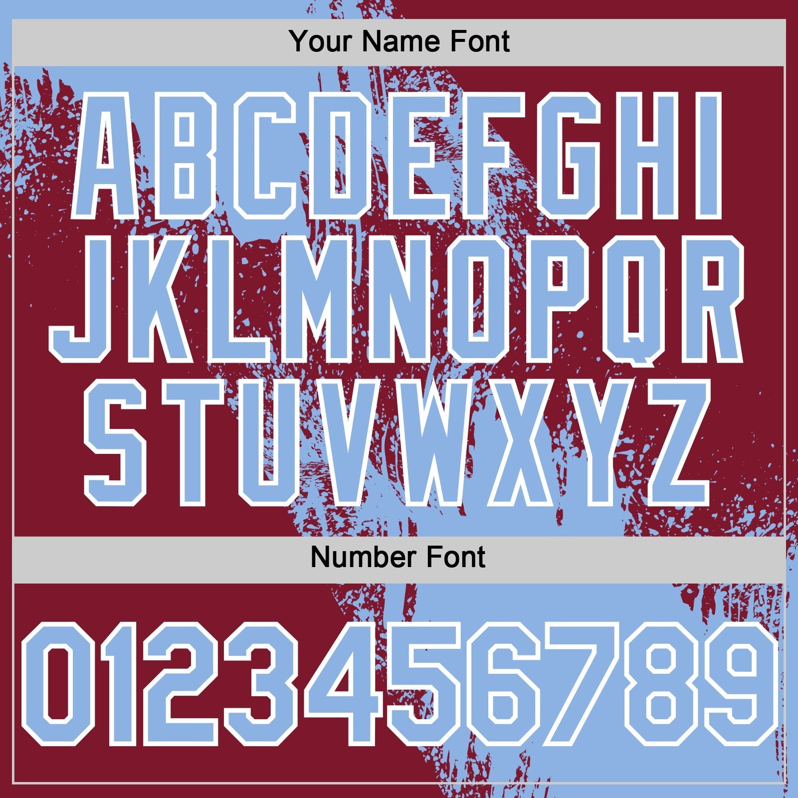 Custom Light Blue Crimson-White 3D Pattern Design Abstract Brush Stroke Authentic Baseball Jersey baseball jersey product view 5