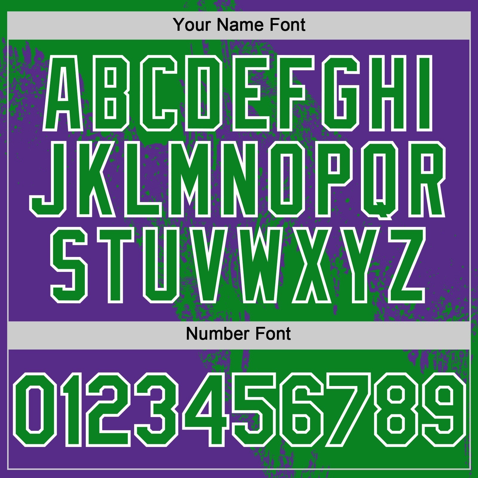 Custom Grass Green Purple-White 3D Pattern Design Abstract Brush Stroke Authentic Baseball Jersey baseball jersey product view 5