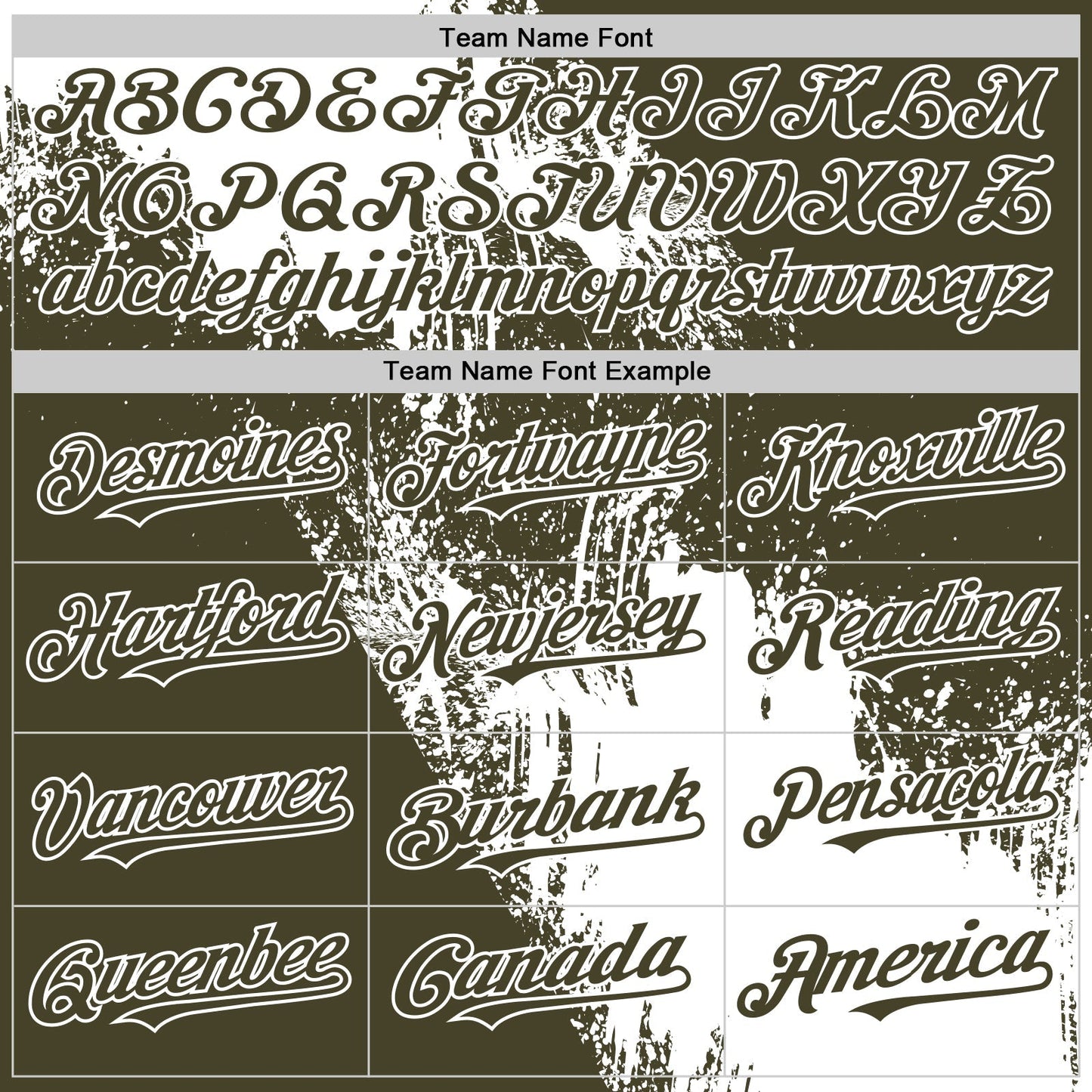 Custom White Olive 3D Pattern Design Abstract Brush Stroke Authentic Baseball Jersey baseball jersey product view 4