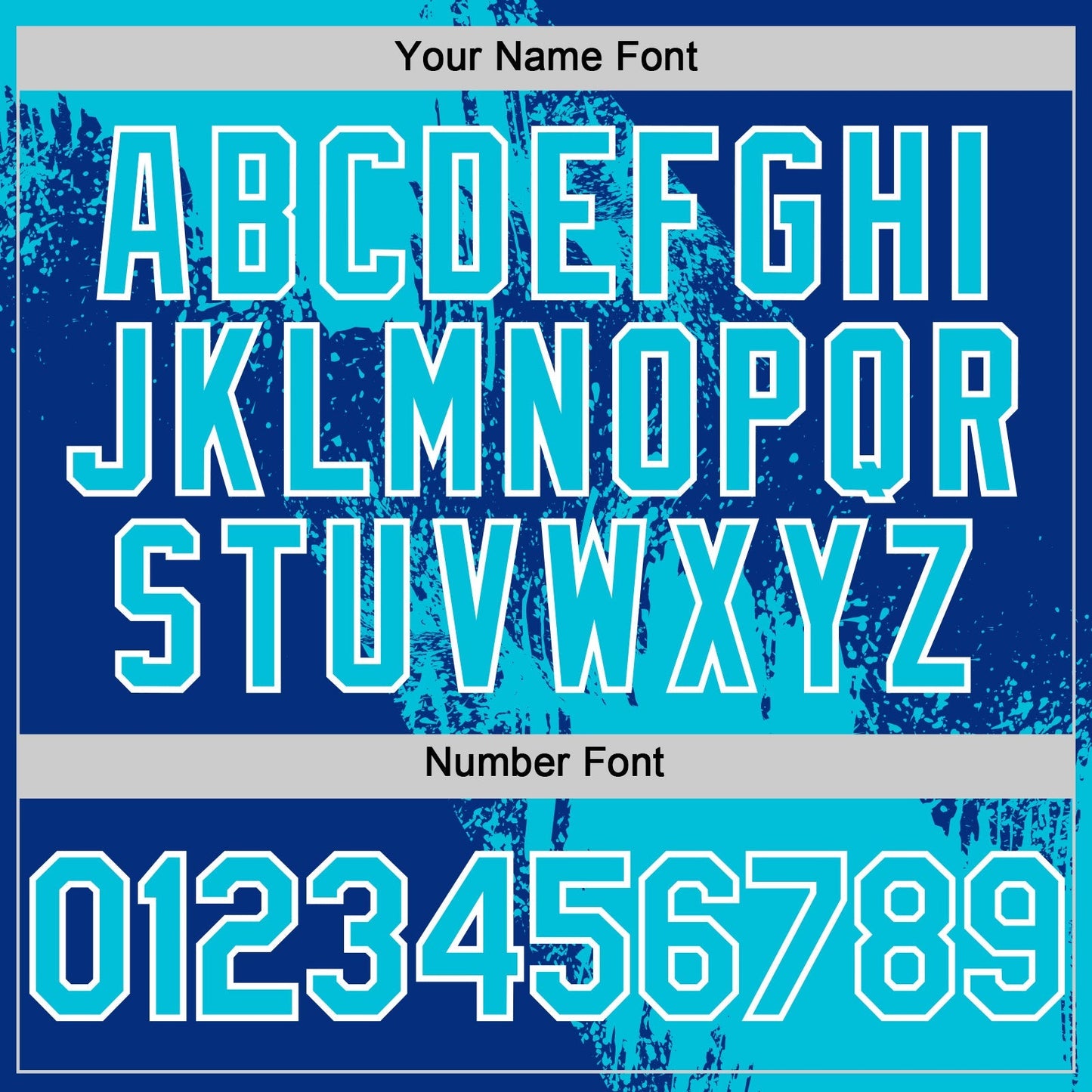 Custom Lakes Blue Royal-White 3D Pattern Design Abstract Brush Stroke Authentic Baseball Jersey baseball jersey product view 5