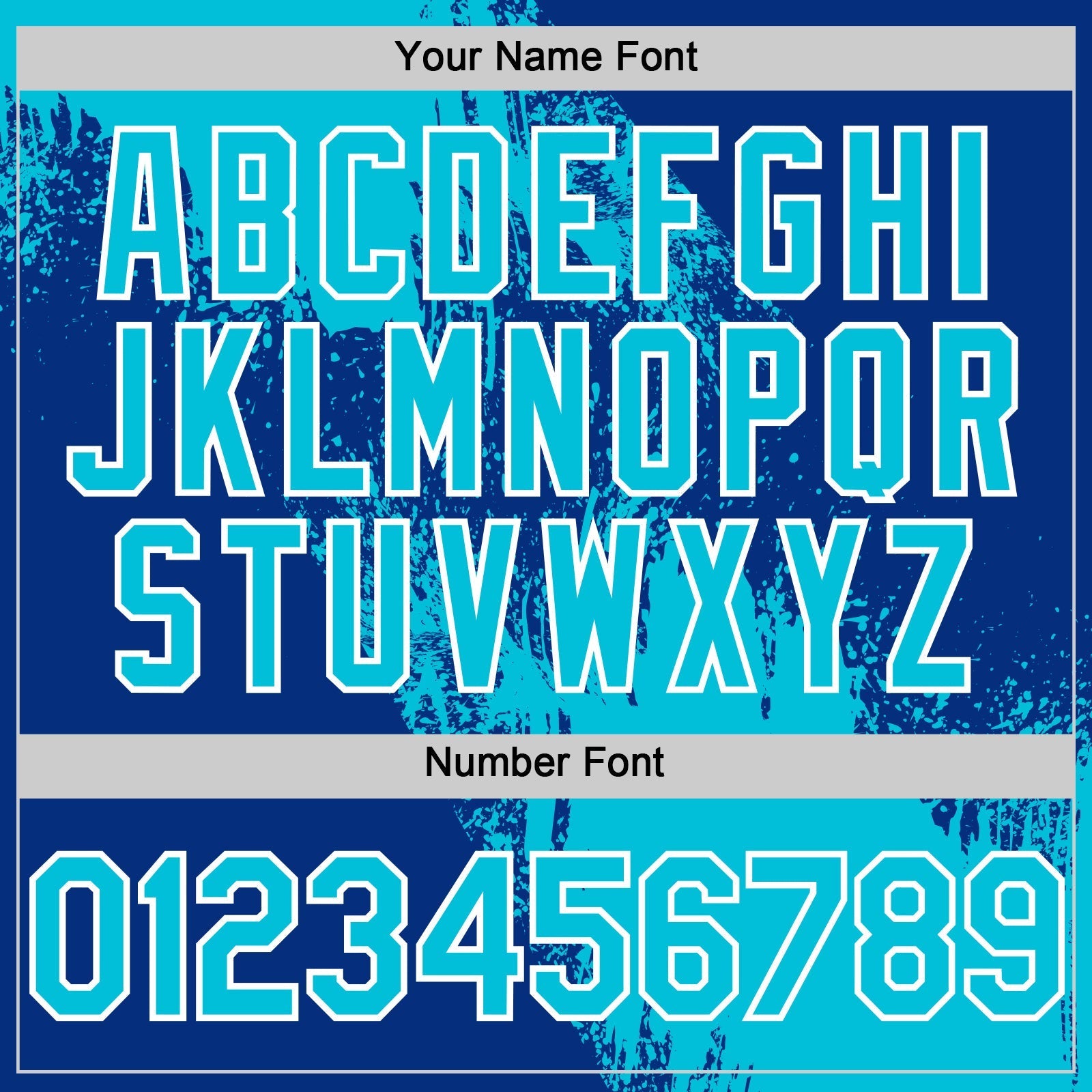 Custom Lakes Blue Royal-White 3D Pattern Design Abstract Brush Stroke Authentic Baseball Jersey baseball jersey product view 5