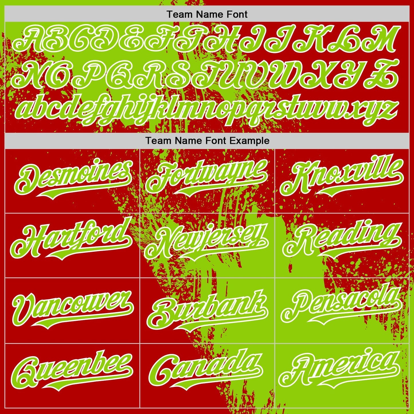 Custom Neon Green Red-White 3D Pattern Design Abstract Brush Stroke Authentic Baseball Jersey baseball jersey product view 4