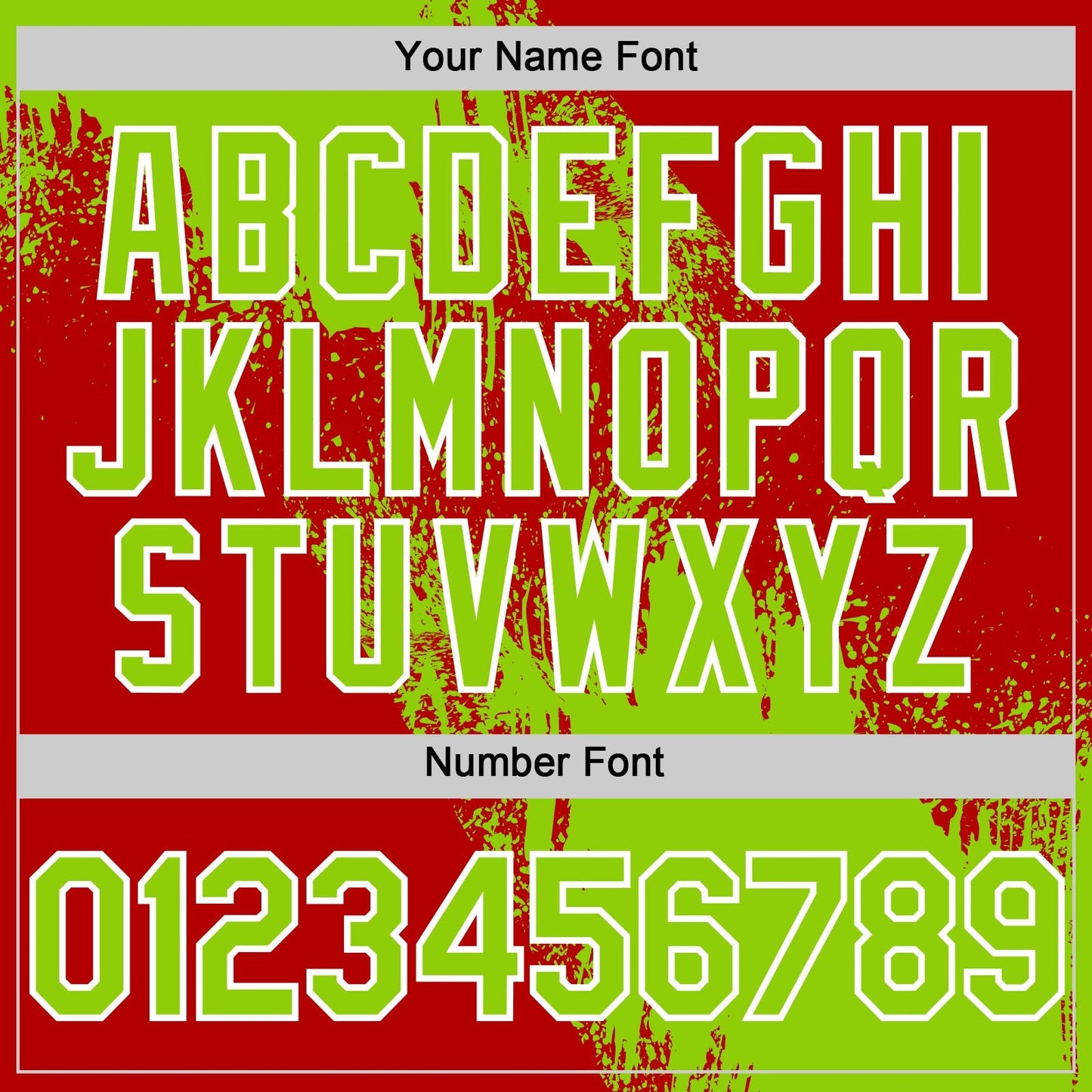 Custom Neon Green Red-White 3D Pattern Design Abstract Brush Stroke Authentic Baseball Jersey baseball jersey product view 5
