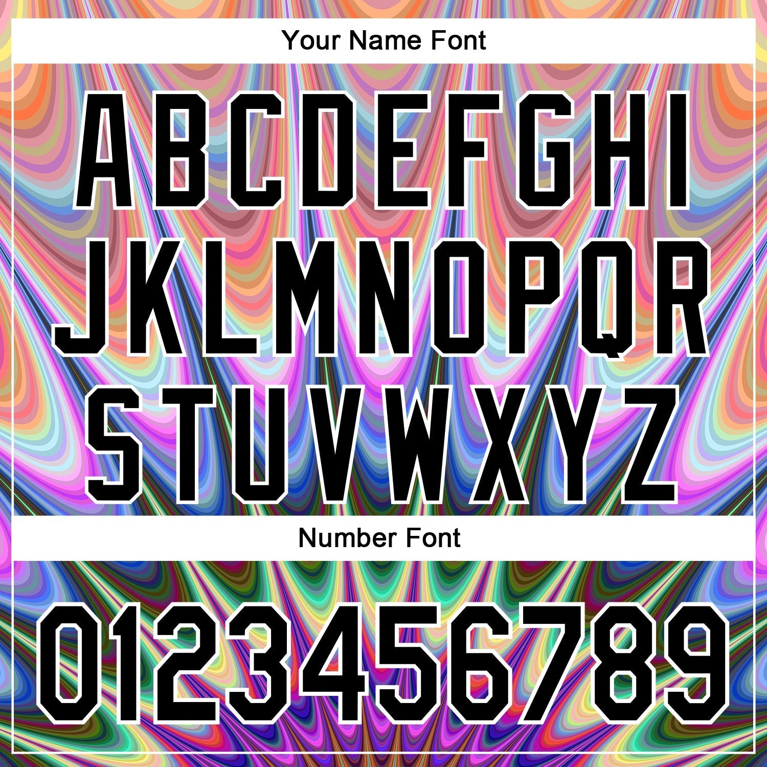 Custom Orange Black-White 3D Pattern Design Rave Psychedelic Fractal Style Authentic Baseball Jersey baseball jersey product view 5