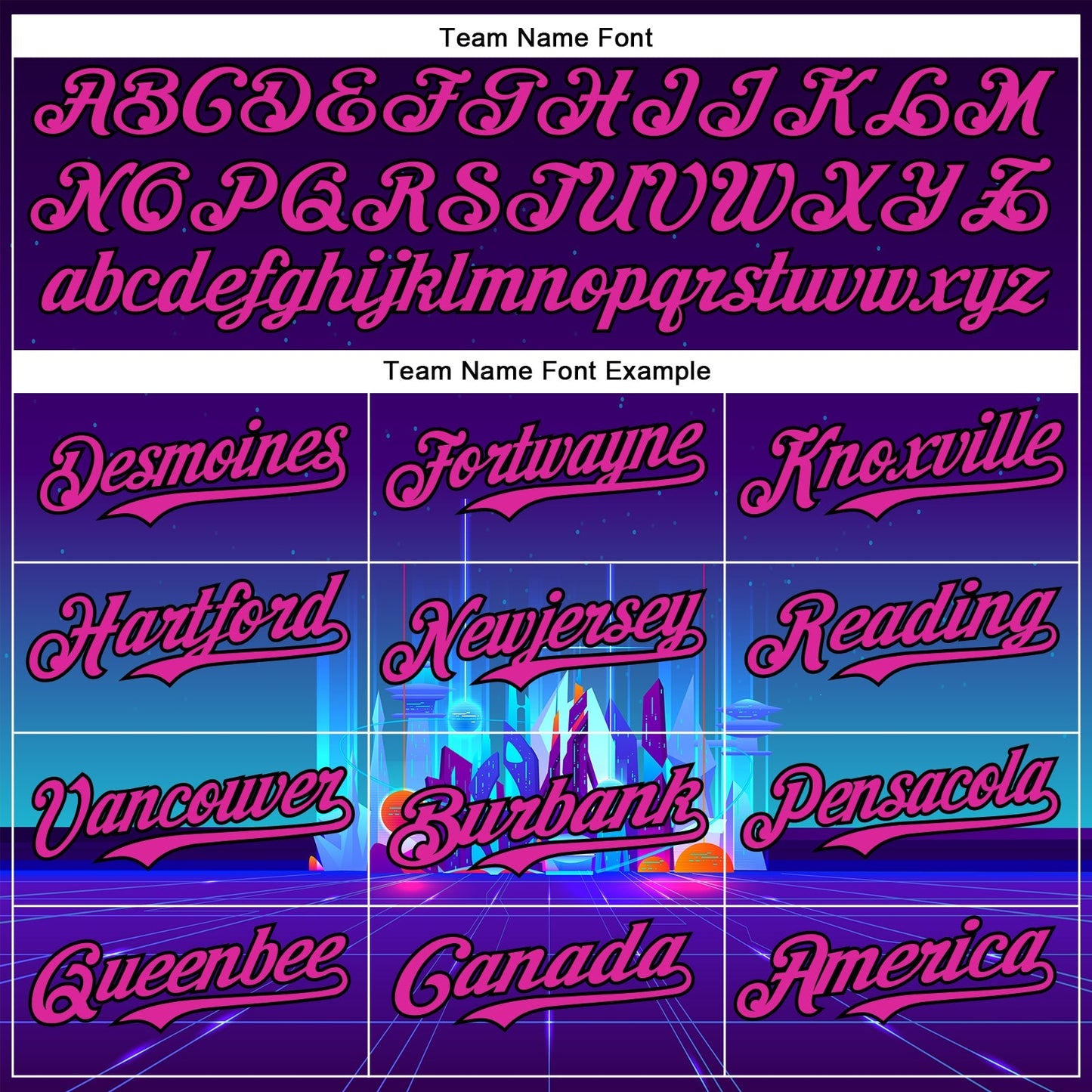 Custom Navy Deep Pink-Black 3D Pattern Design Rave Psychedelic Futuristic City Authentic Baseball Jersey baseball jersey product view 4