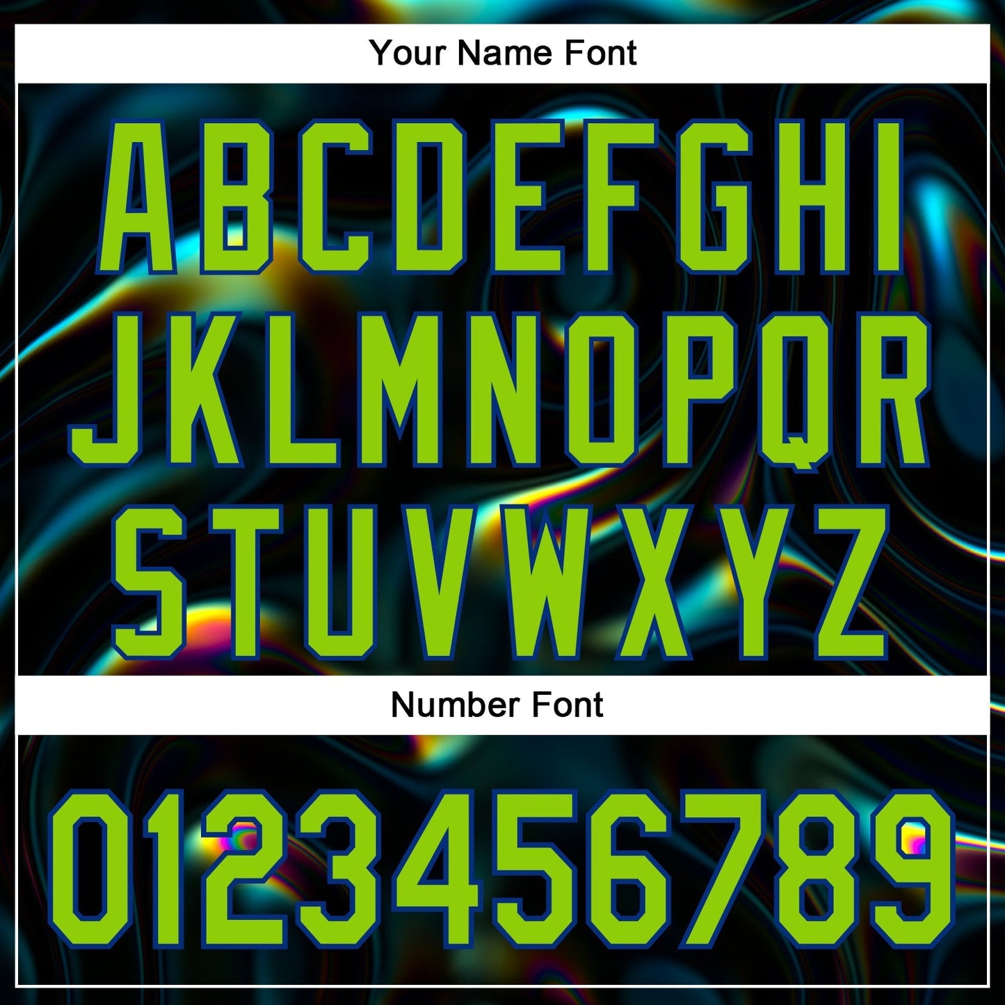 Custom Black Neon Green-Royal 3D Pattern Design Rave Psychedelic Holographic Vaporwave Style Authentic Baseball Jersey baseball jersey product view 5