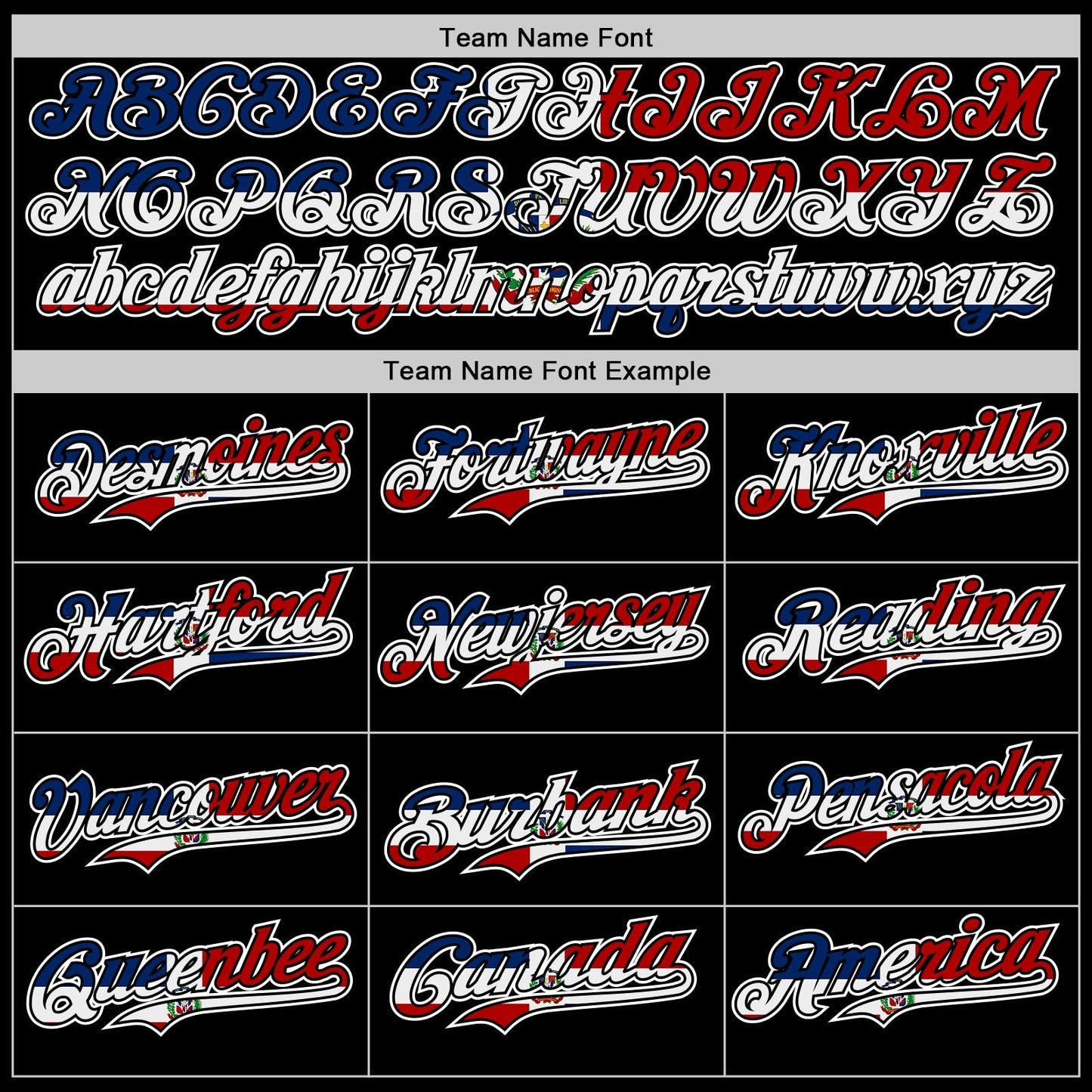 Custom Black Red White-Dominican Republic Flag 3D Dominican Republic Authentic Baseball Jersey baseball jersey product view 4