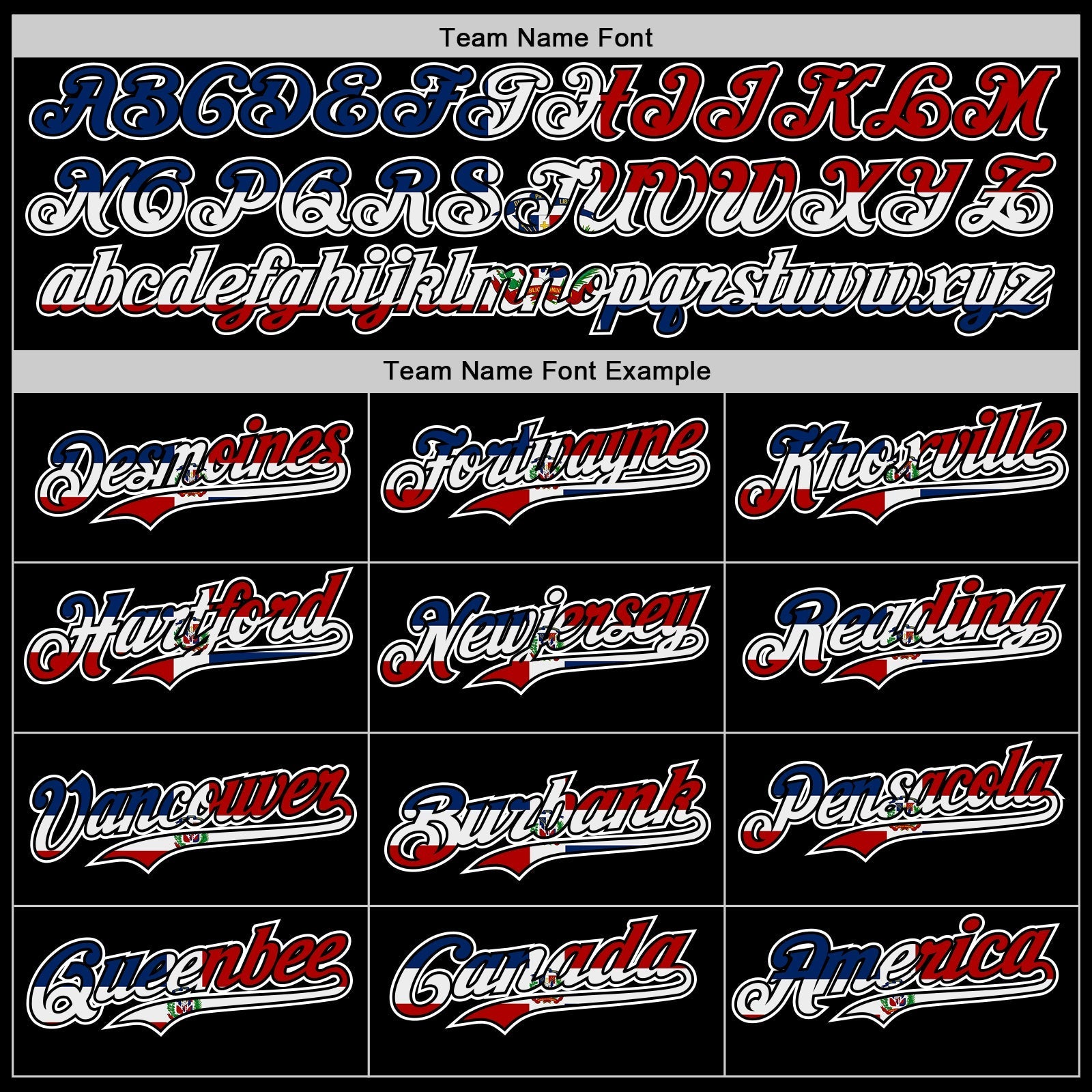 Custom Black Red White-Dominican Republic Flag 3D Dominican Republic Authentic Baseball Jersey baseball jersey product view 4