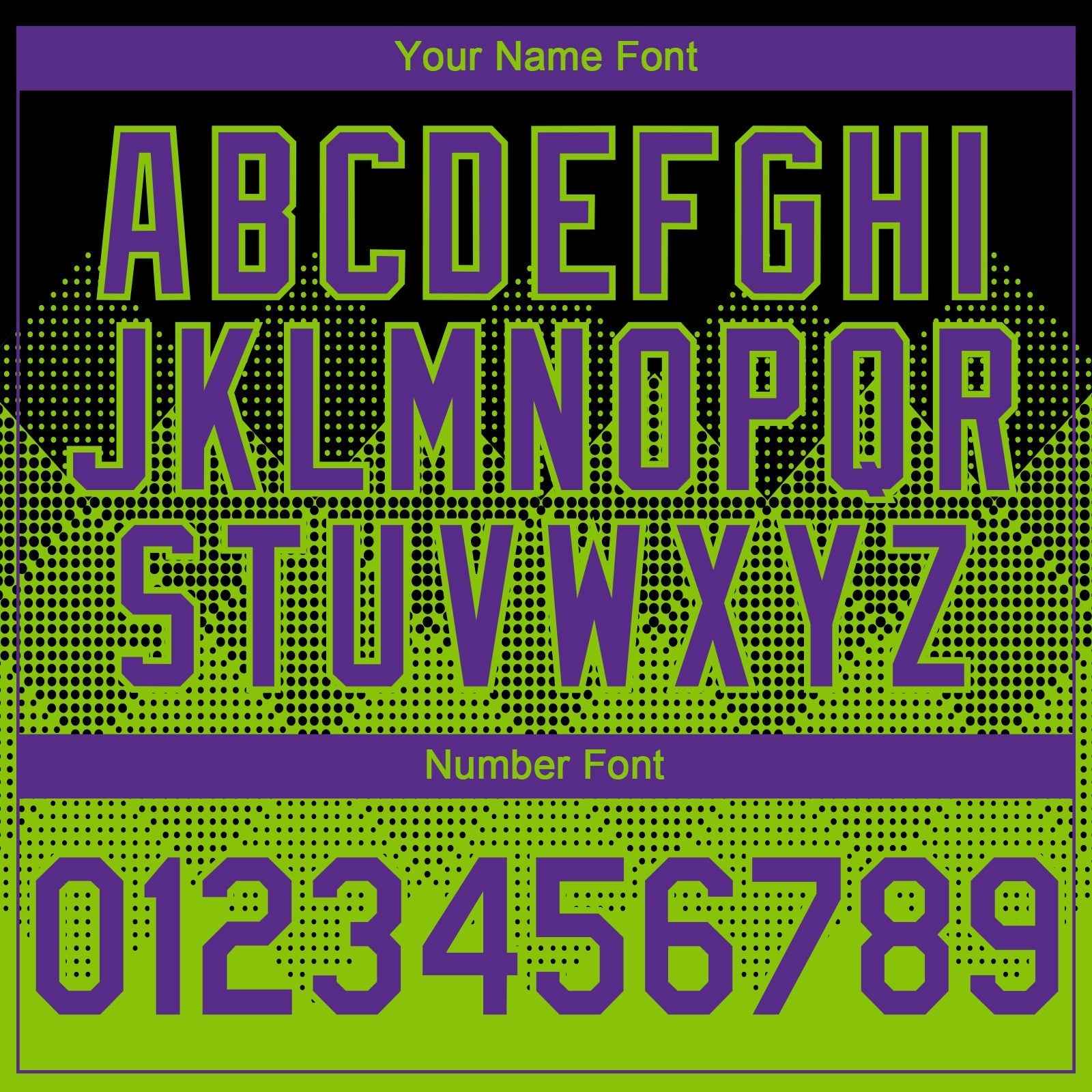 Custom Black Purple-Neon Green 3D Gradient Square Shape Authentic Baseball Jersey baseball jersey product view 5