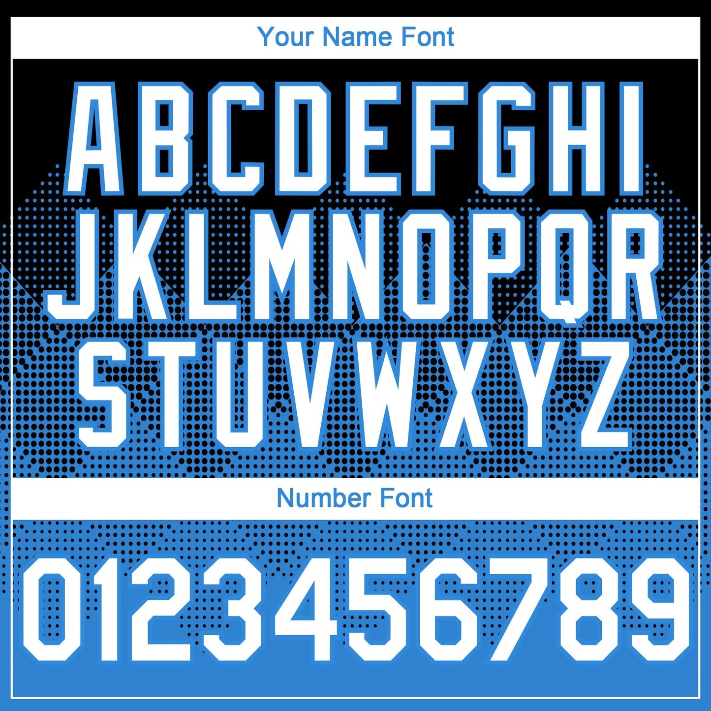 Custom Black White-Electric Blue 3D Gradient Square Shape Authentic Baseball Jersey baseball jersey product view 5