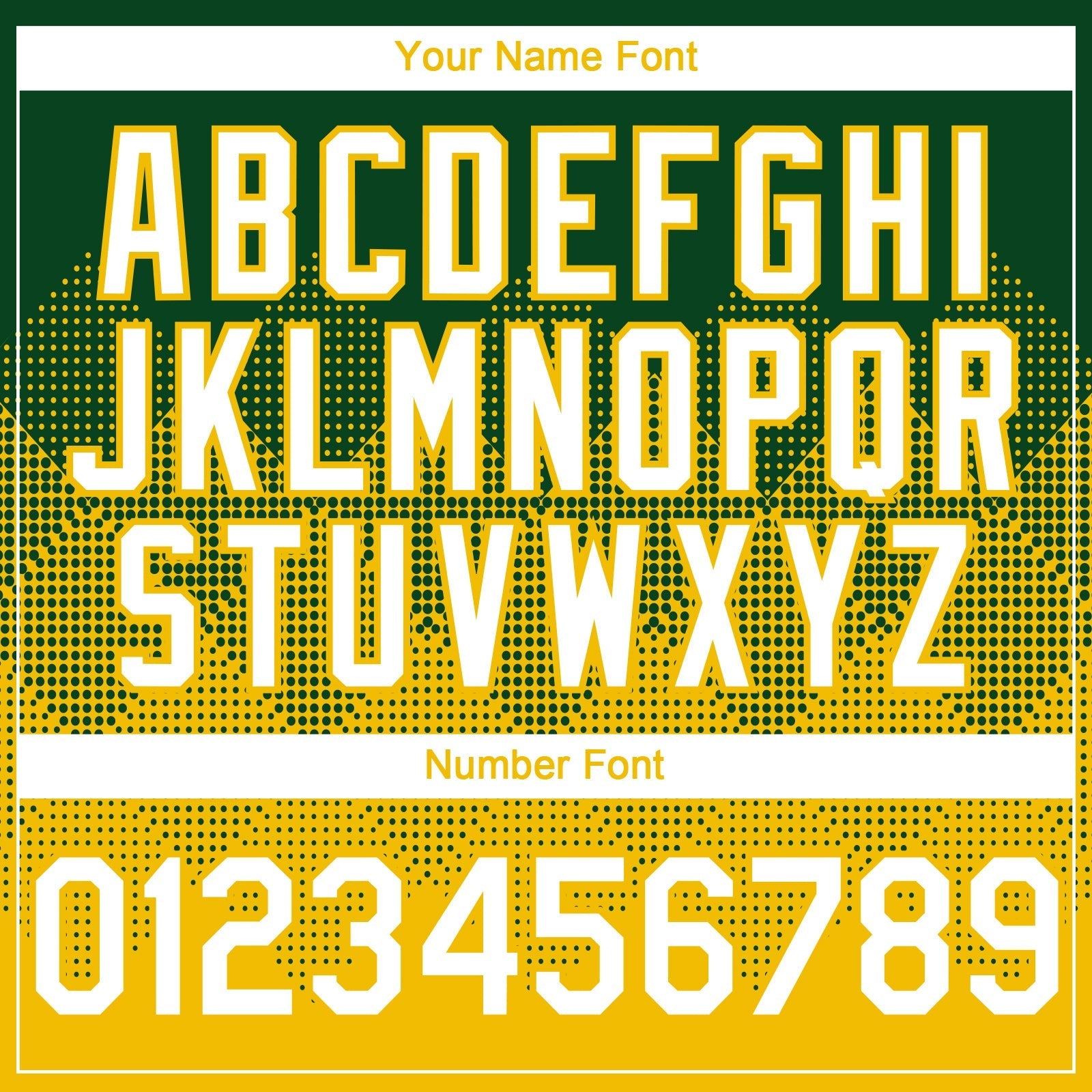 Custom Green White-Yellow 3D Gradient Square Shape Authentic Baseball Jersey baseball jersey product view 5