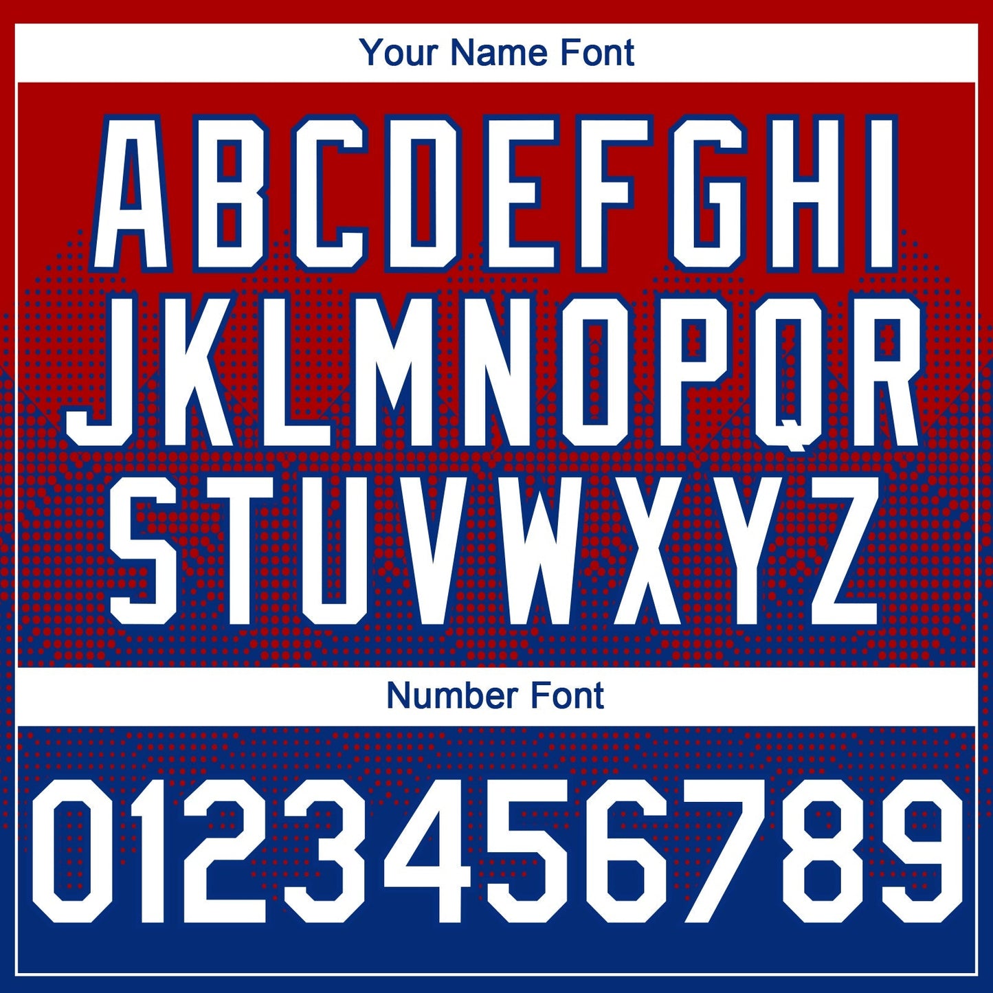 Custom Red White-Royal 3D Gradient Square Shape Authentic Baseball Jersey baseball jersey product view 5