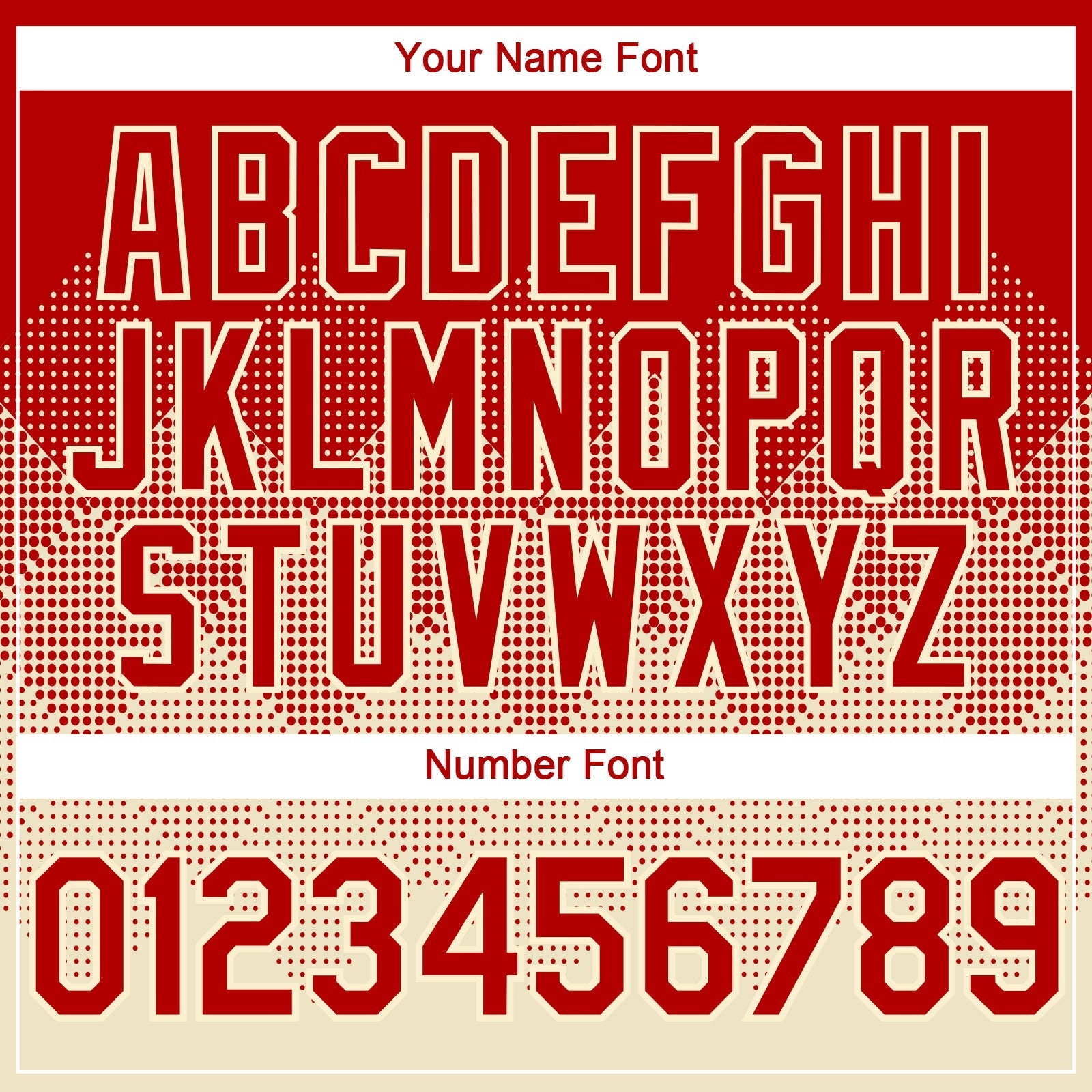 Custom Red Cream 3D Gradient Square Shape Authentic Baseball Jersey baseball jersey product view 5