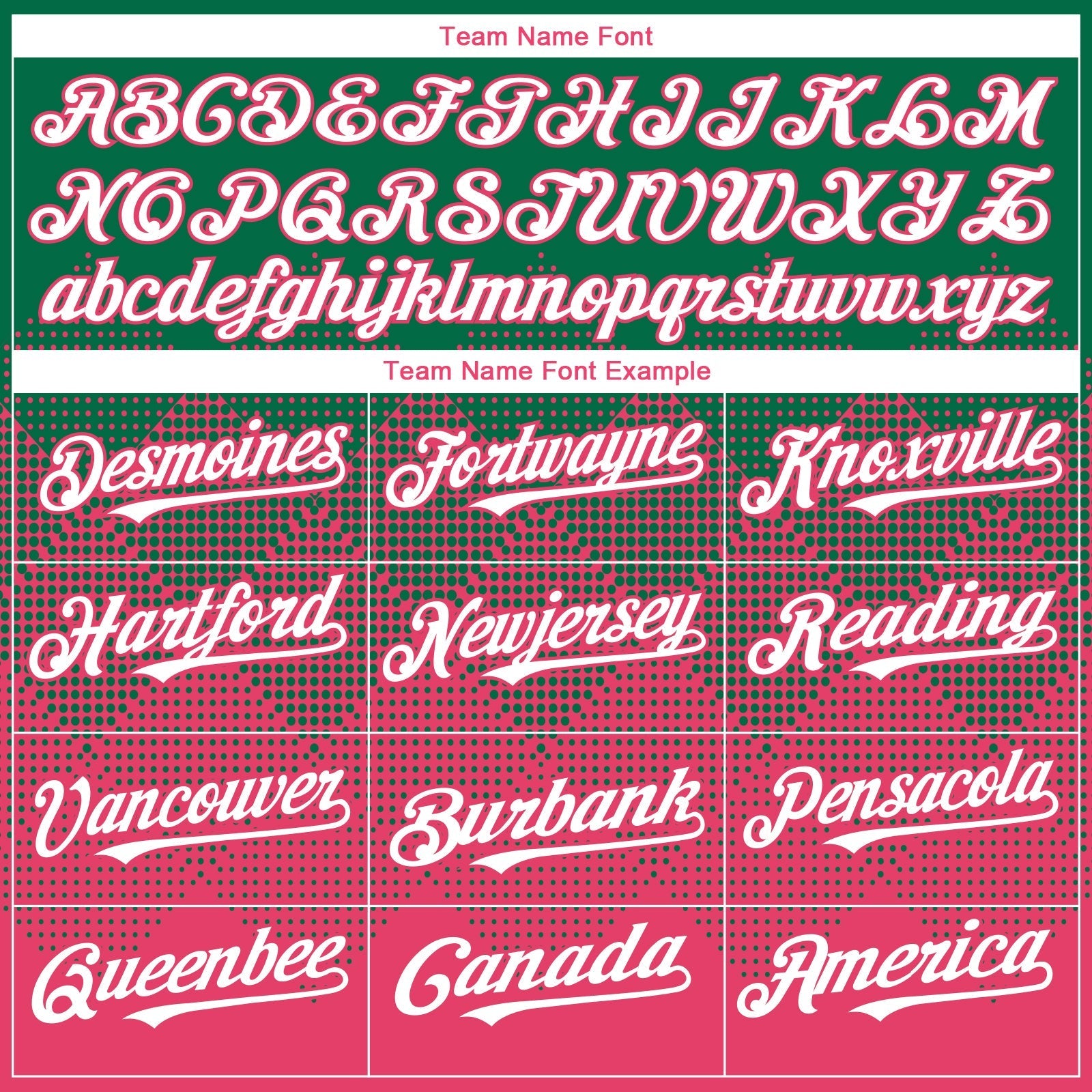Custom Kelly Green White-Neon Pink 3D Gradient Square Shape Authentic Baseball Jersey baseball jersey product view 4