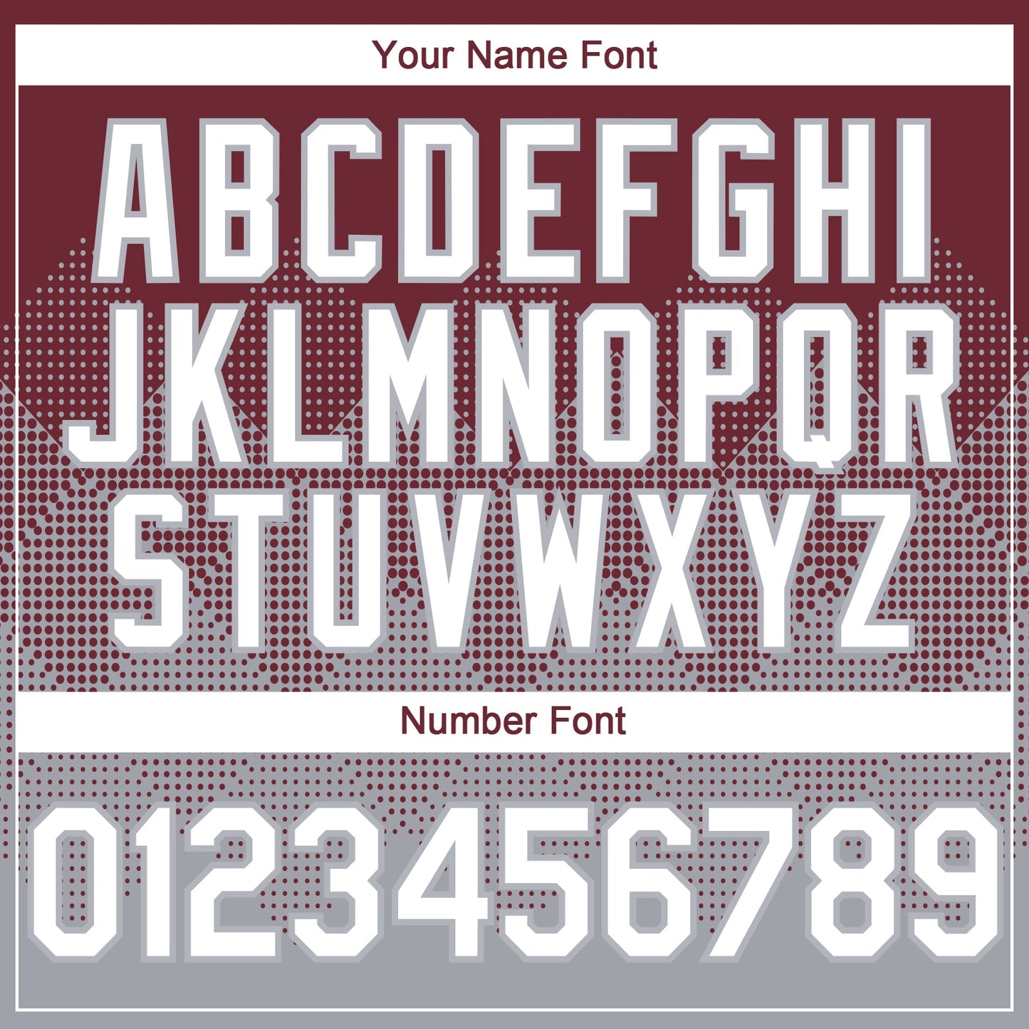 Custom Burgundy White-Gray 3D Gradient Square Shape Authentic Baseball Jersey baseball jersey product view 5