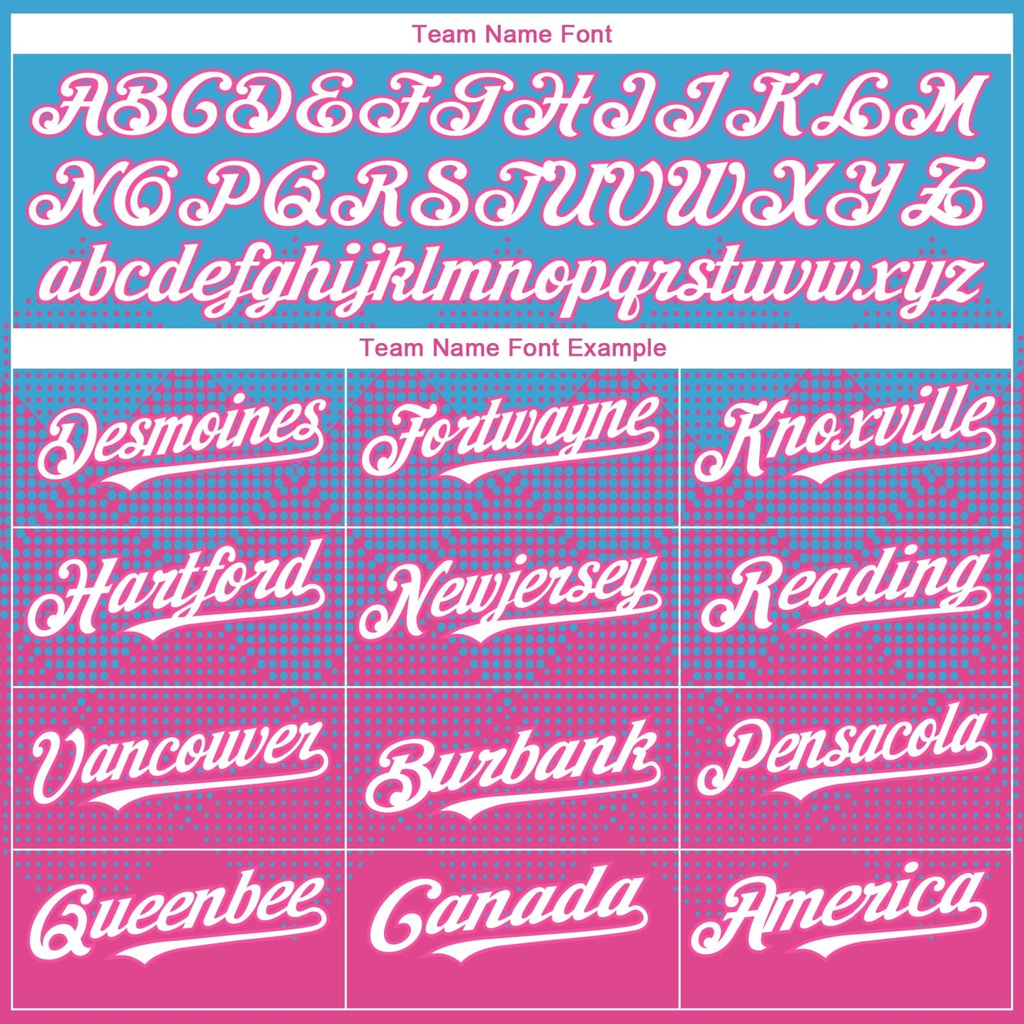 Custom Sky Blue White-Pink 3D Gradient Square Shape Authentic Baseball Jersey baseball jersey product view 4
