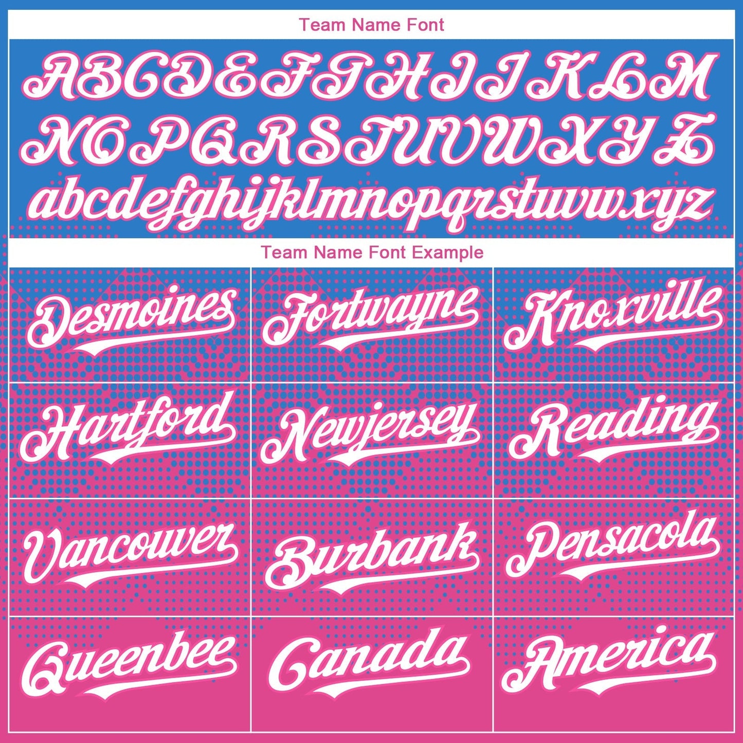 Custom Electric Blue White-Pink 3D Gradient Square Shape Authentic Baseball Jersey baseball jersey product view 4