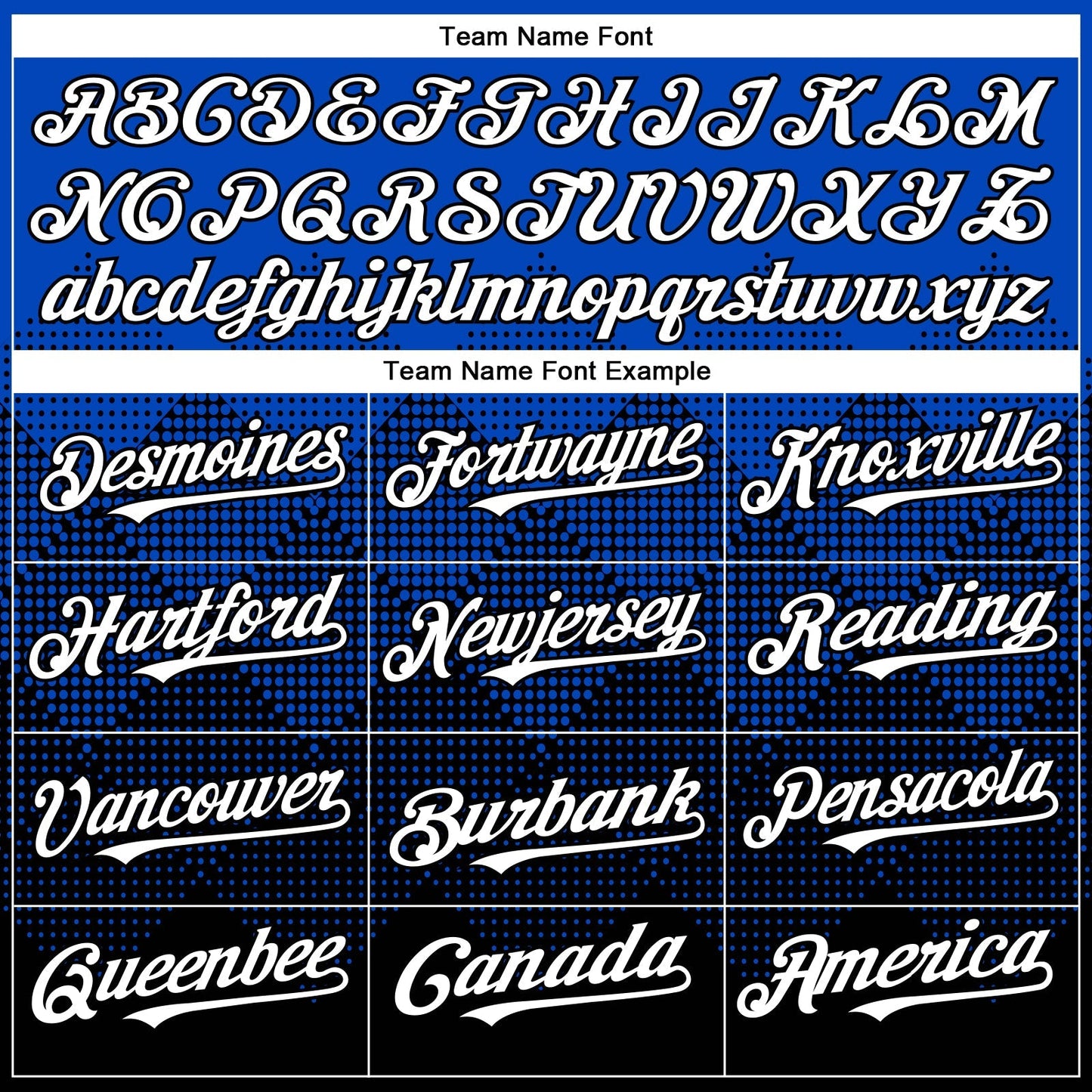 Custom Thunder Blue White-Black 3D Gradient Square Shape Authentic Baseball Jersey baseball jersey product view 4