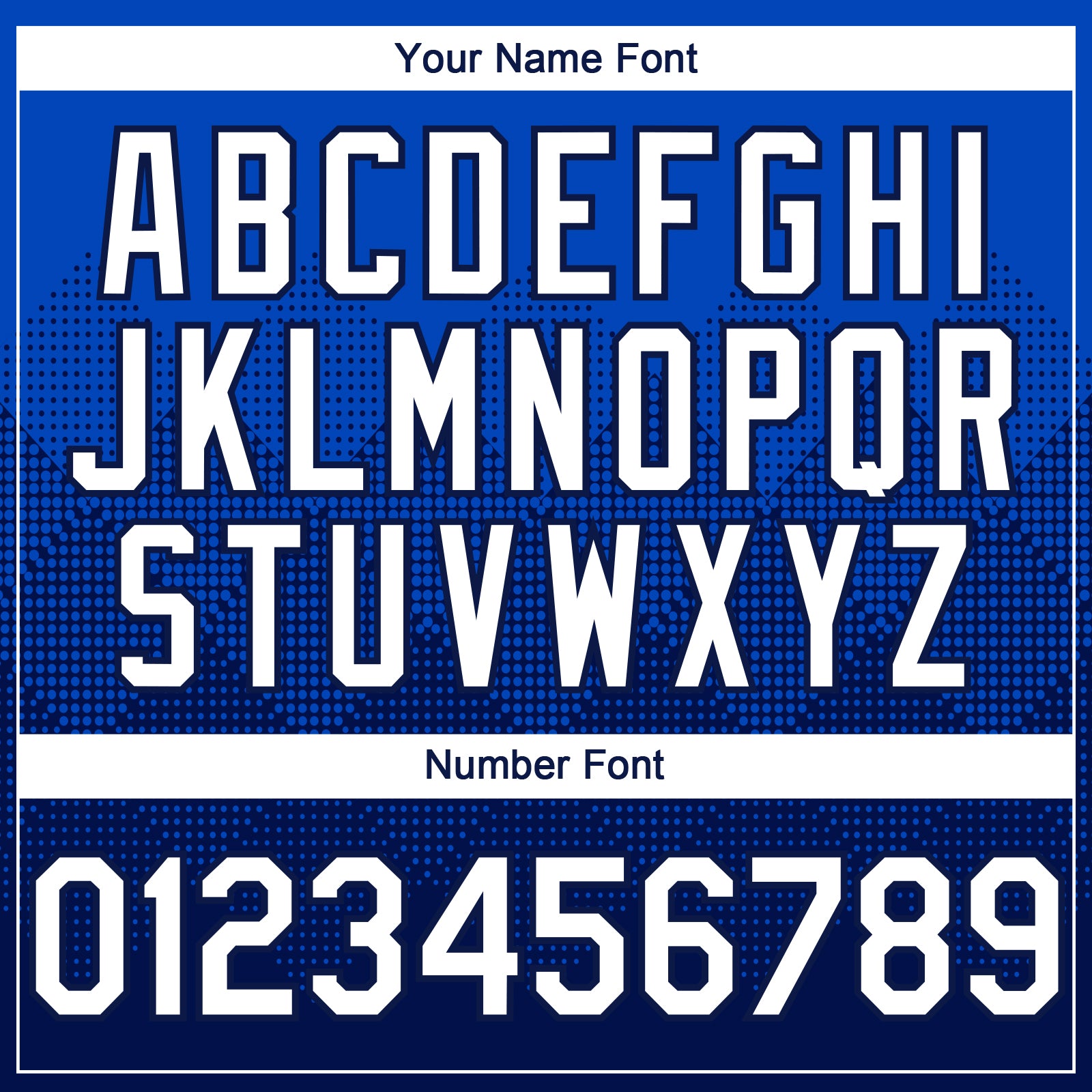 Custom Thunder Blue White-Navy 3D Gradient Square Shape Authentic Baseball Jersey baseball jersey product view 5
