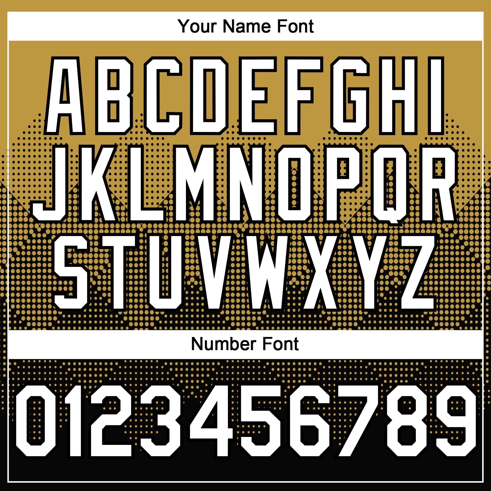 Custom Old Gold White-Black 3D Gradient Square Shape Authentic Baseball Jersey baseball jersey product view 5