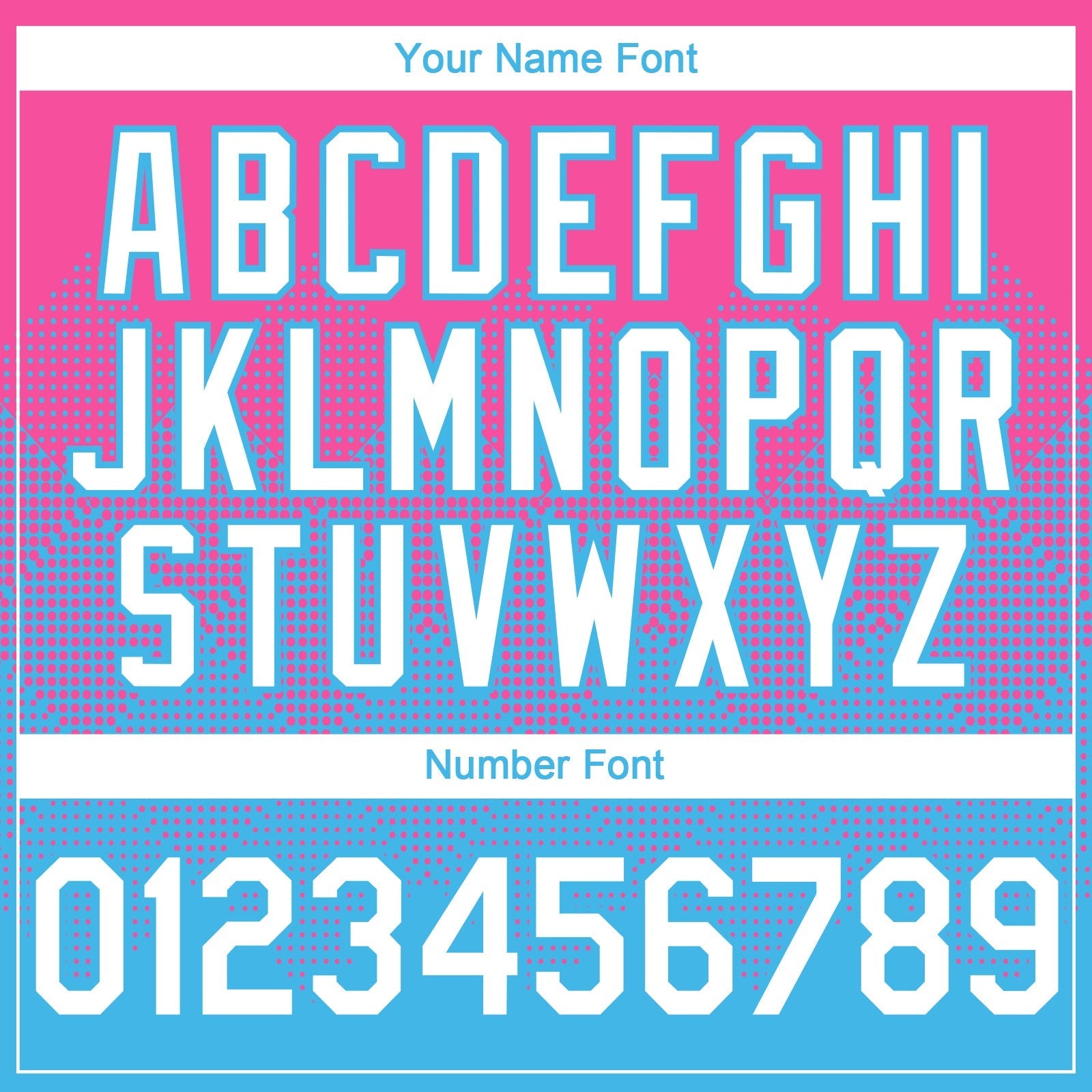 Custom Pink White-Sky Blue 3D Gradient Square Shape Authentic Baseball Jersey baseball jersey product view 5