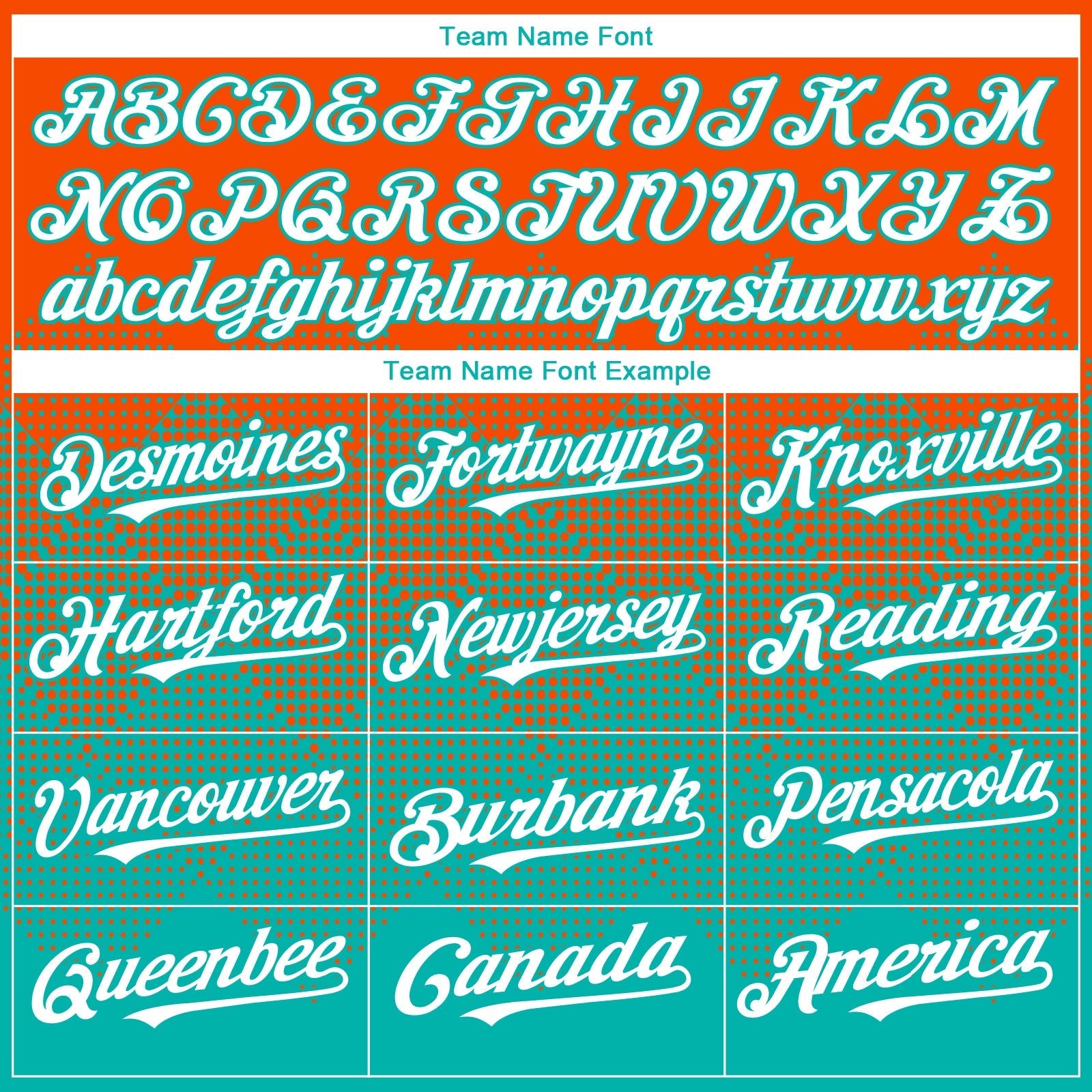 Custom Orange White-Aqua 3D Gradient Square Shape Authentic Baseball Jersey baseball jersey product view 4