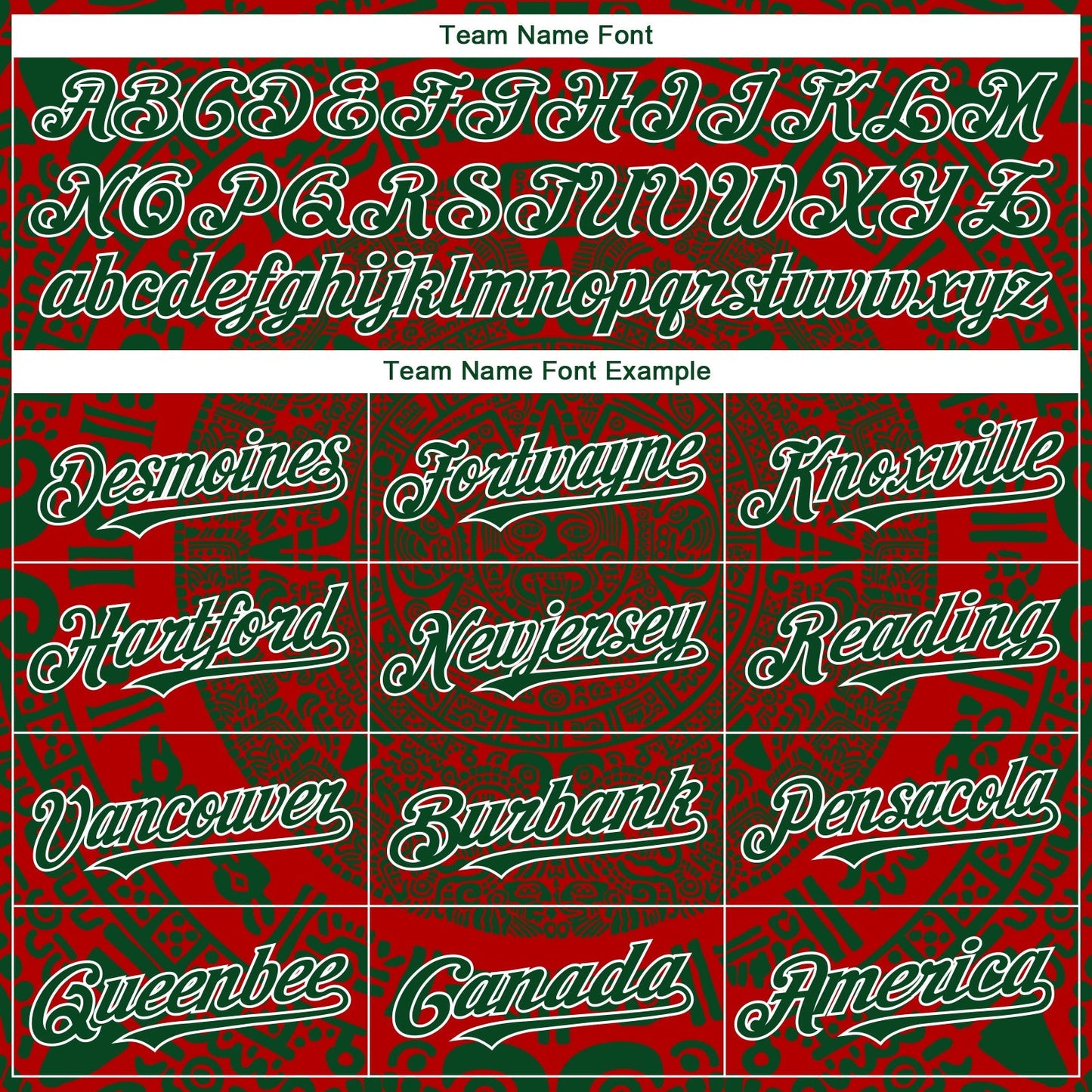 Custom Red Green-White 3D Mexico Authentic Baseball Jersey baseball jersey product view 4