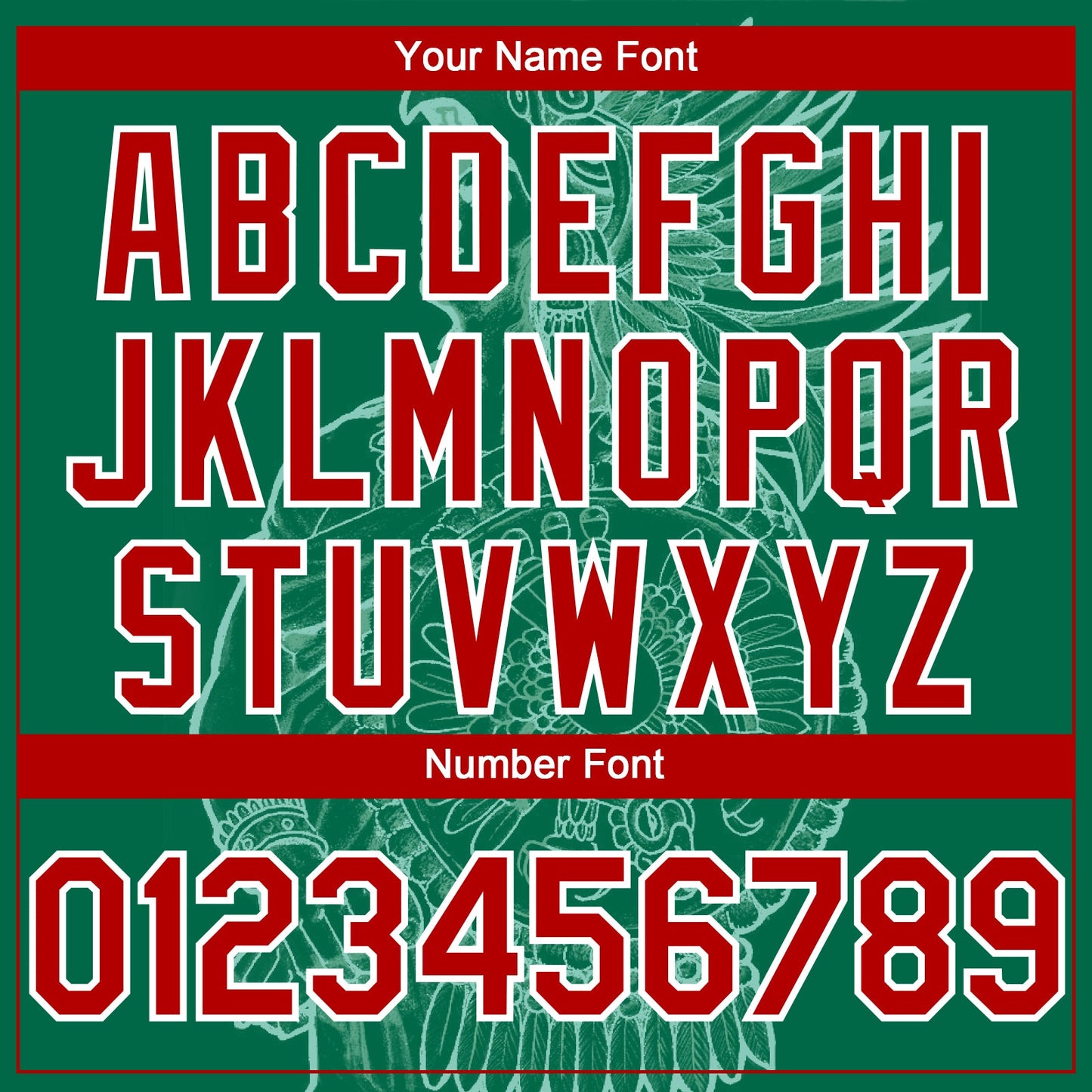 Custom Kelly Green Red-White 3D Mexico Mexican Flag Authentic Baseball Jersey baseball jersey product view 5